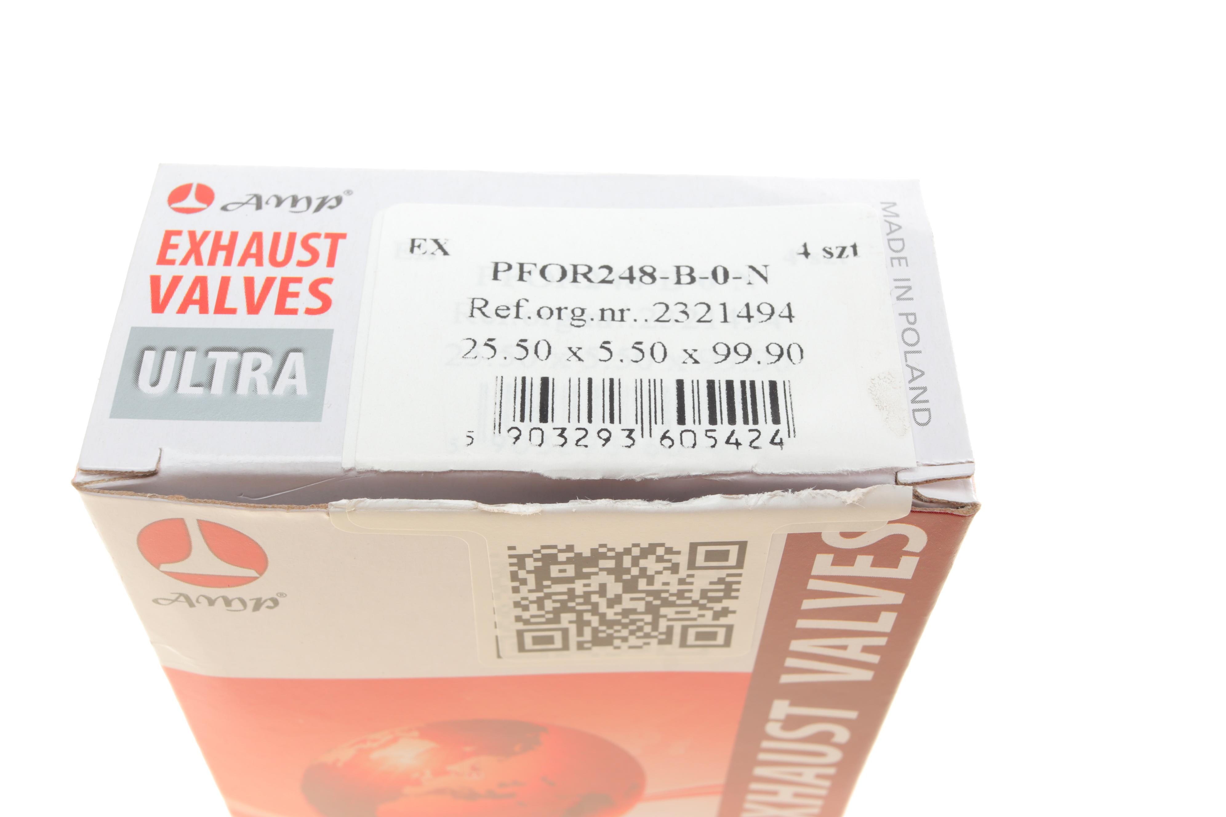 Клапан (випуск) Ford Transit Custom 2.0 EcoBlue 15- (25.5x5.5x99.9)