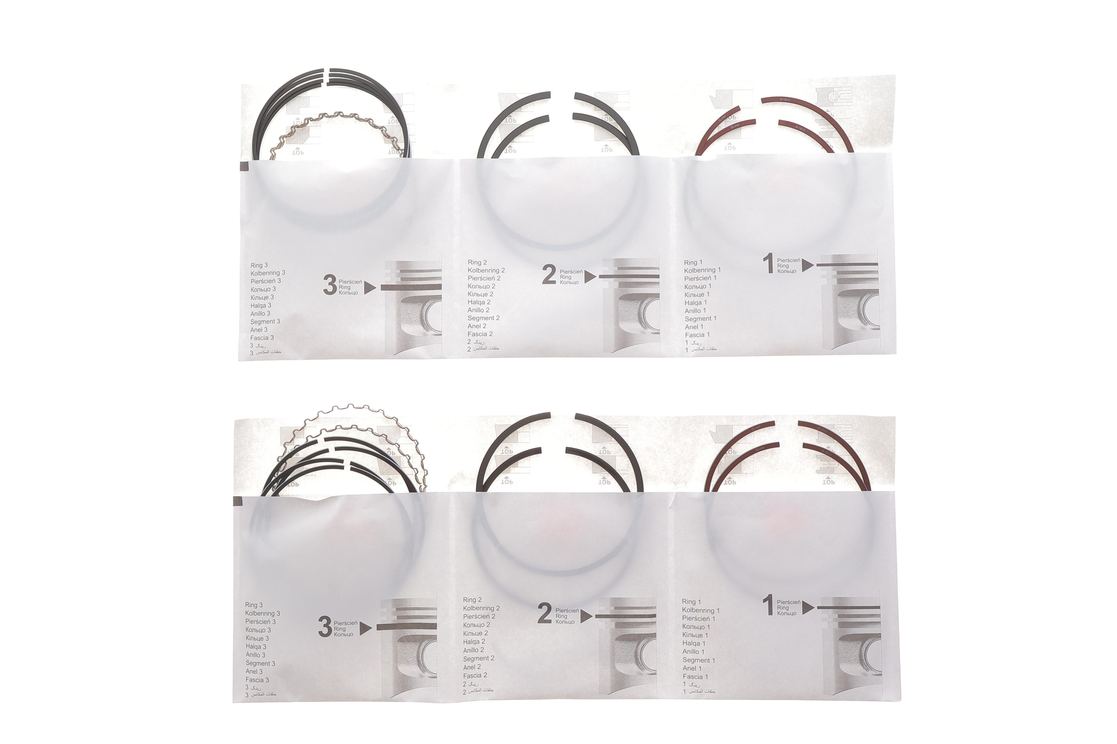 Кільця поршневі (к-кт на 4 поршня) Chevrolet Lacetti 1.8 (81.60mm/STD) (1.2x1.5x3.0)