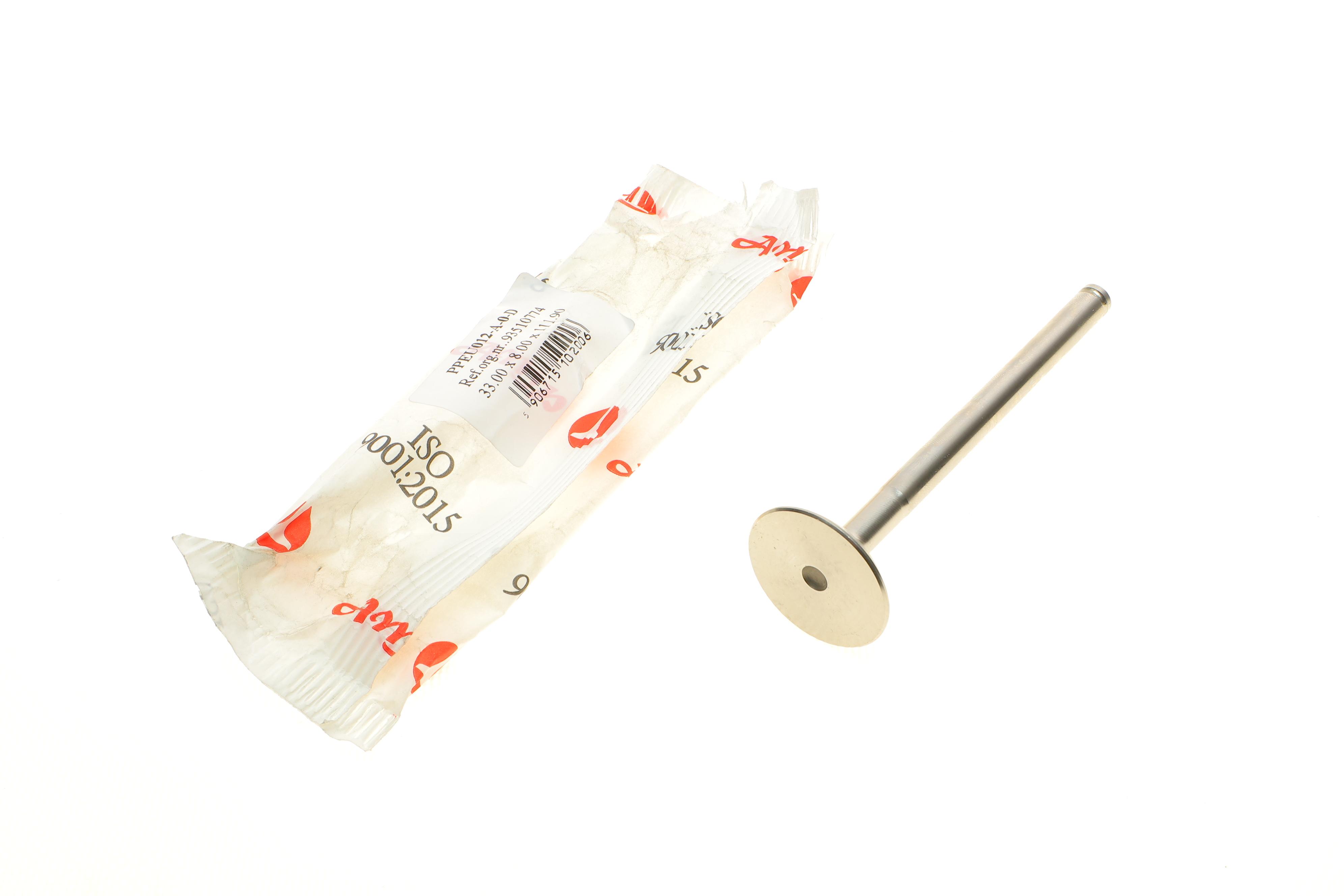 Клапан (випуск) Citroen Jumper/Peugeot Boxer/Partner 1.9D 94-06 (33x8x111.90) (вальцювання)