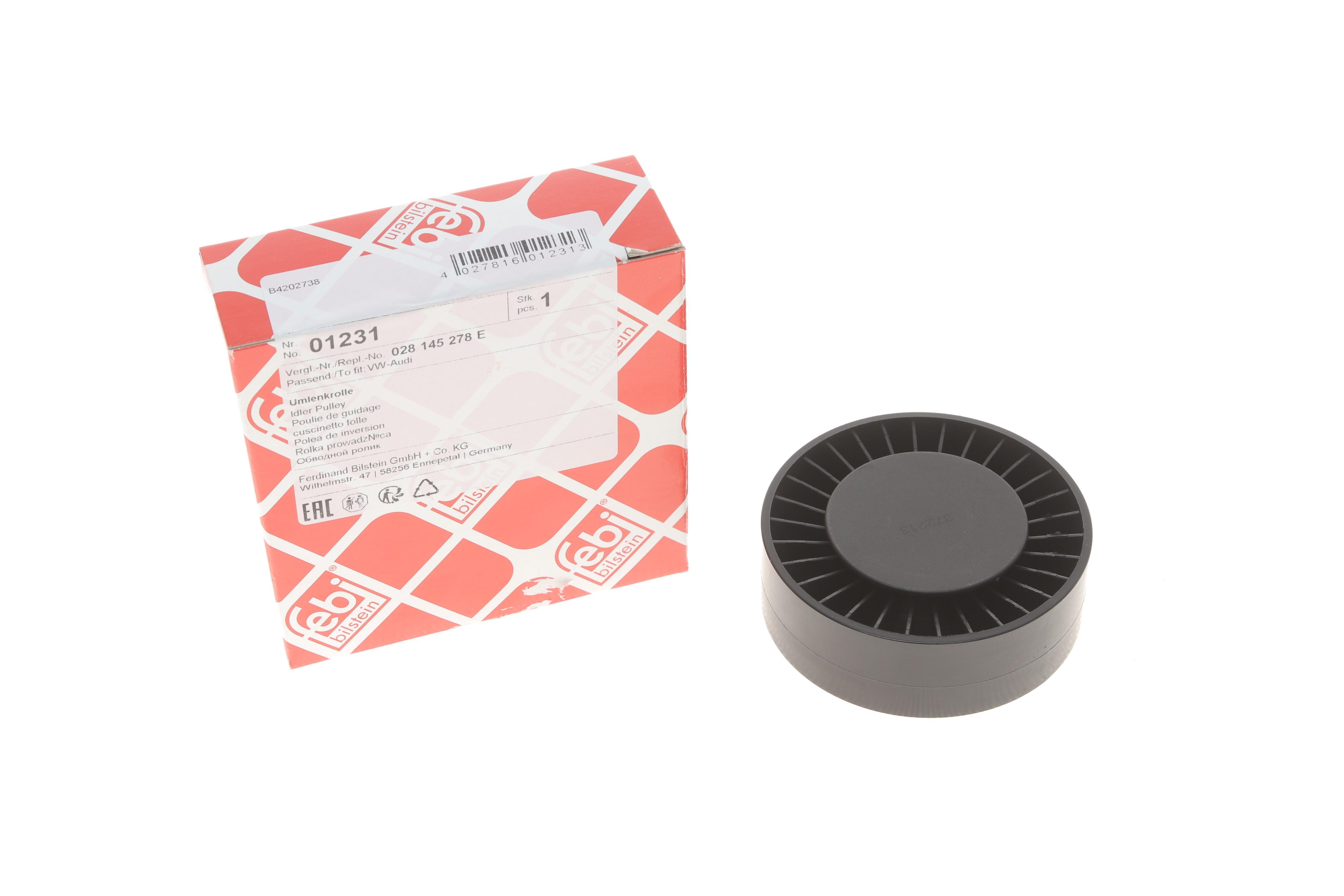 Ролик генератора VW T4 1.9D/TD 91- (натяжний) (78х26х8)