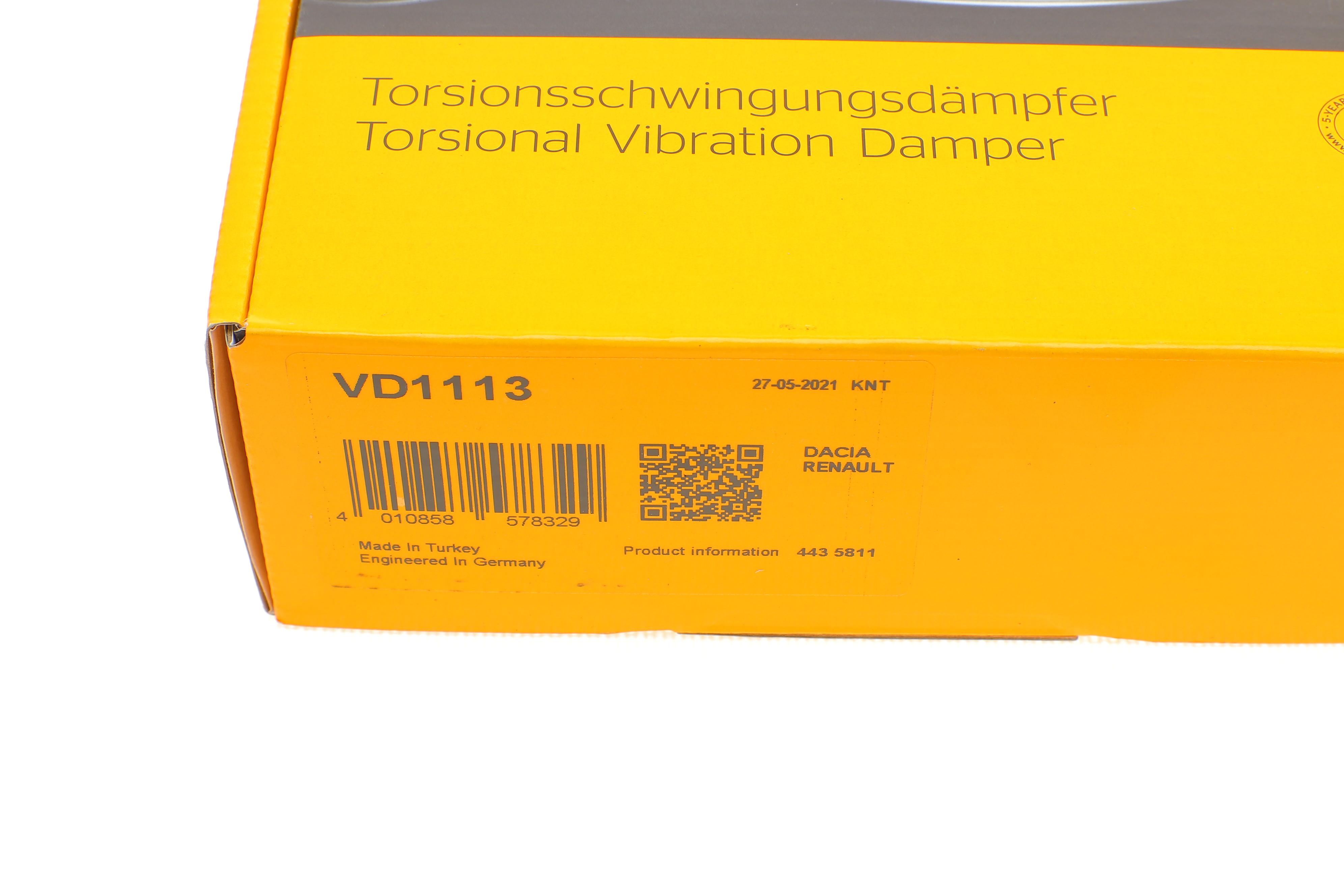 Шків колінвалу Renault Scenic/Twingo/Megane/Modus/Dacia Sandero 1.5dCi 04- (6PK)