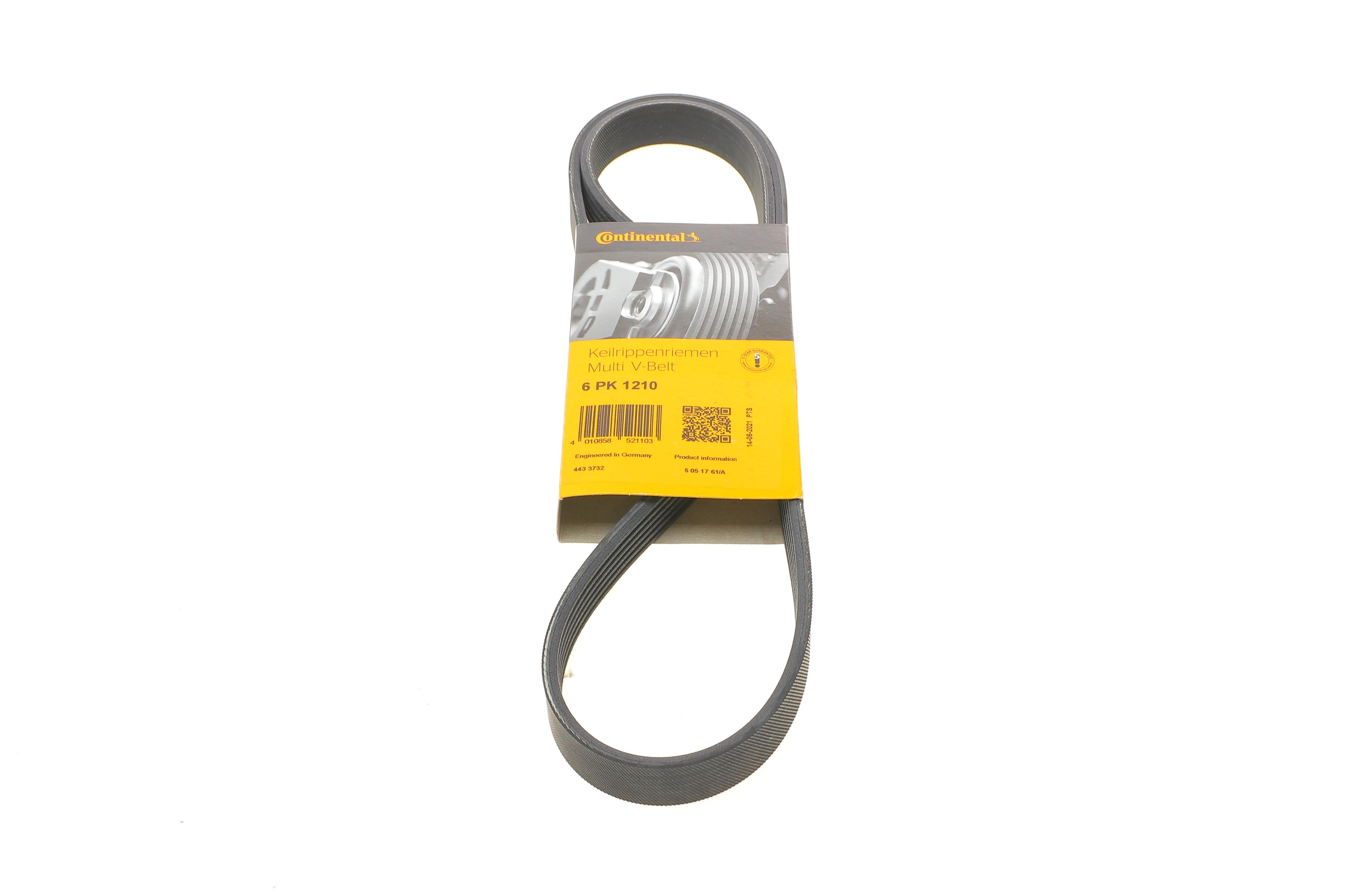 Ремінь генератора Renault Kangoo 1.9dTi/dCi 00-/Peugeot 107 1.0 05-14/Toyota Aygo/Yaris 1.0/1.8 05-