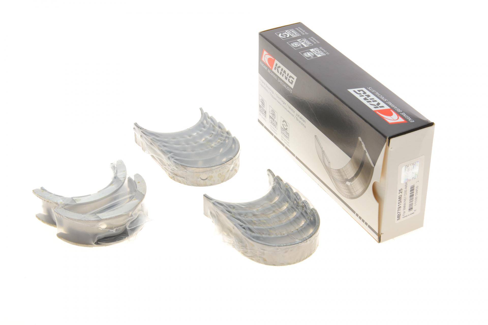 Вкладиші корінні BMW 3/4/5/6/7/X3/X4/X5/X6 (N57) 3.0d 08- (+0.25) (заміна на MB7781SX0.25)