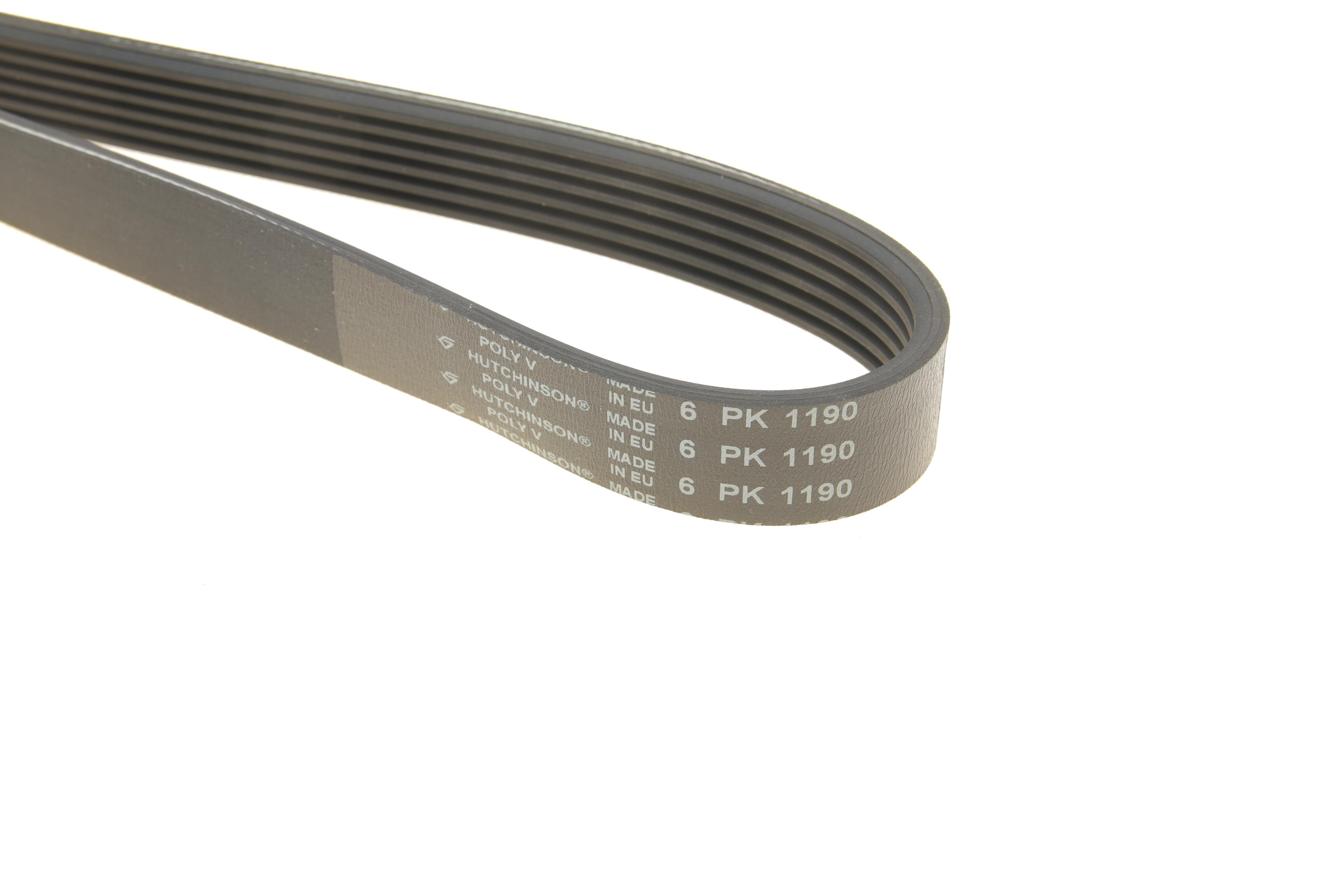 Ремінь генератора Citroen Jumpy /Fiat Scudo/Peugeot Expert 2.0 i/ Renault Kangoo 1.9D 97- (6PK1190)