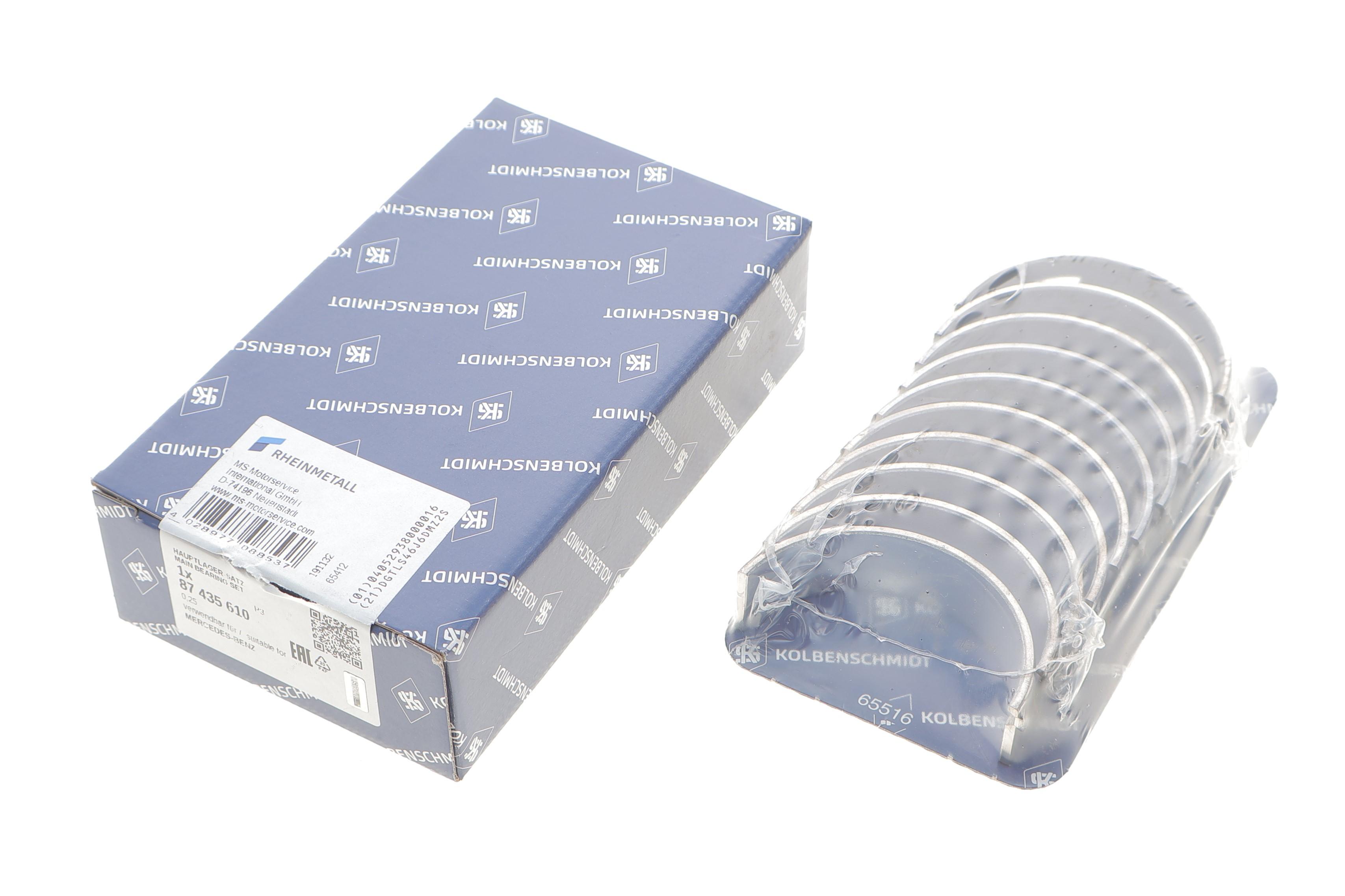 Вкладиші корінні MB 208 OM601 2.3D (+0.25)