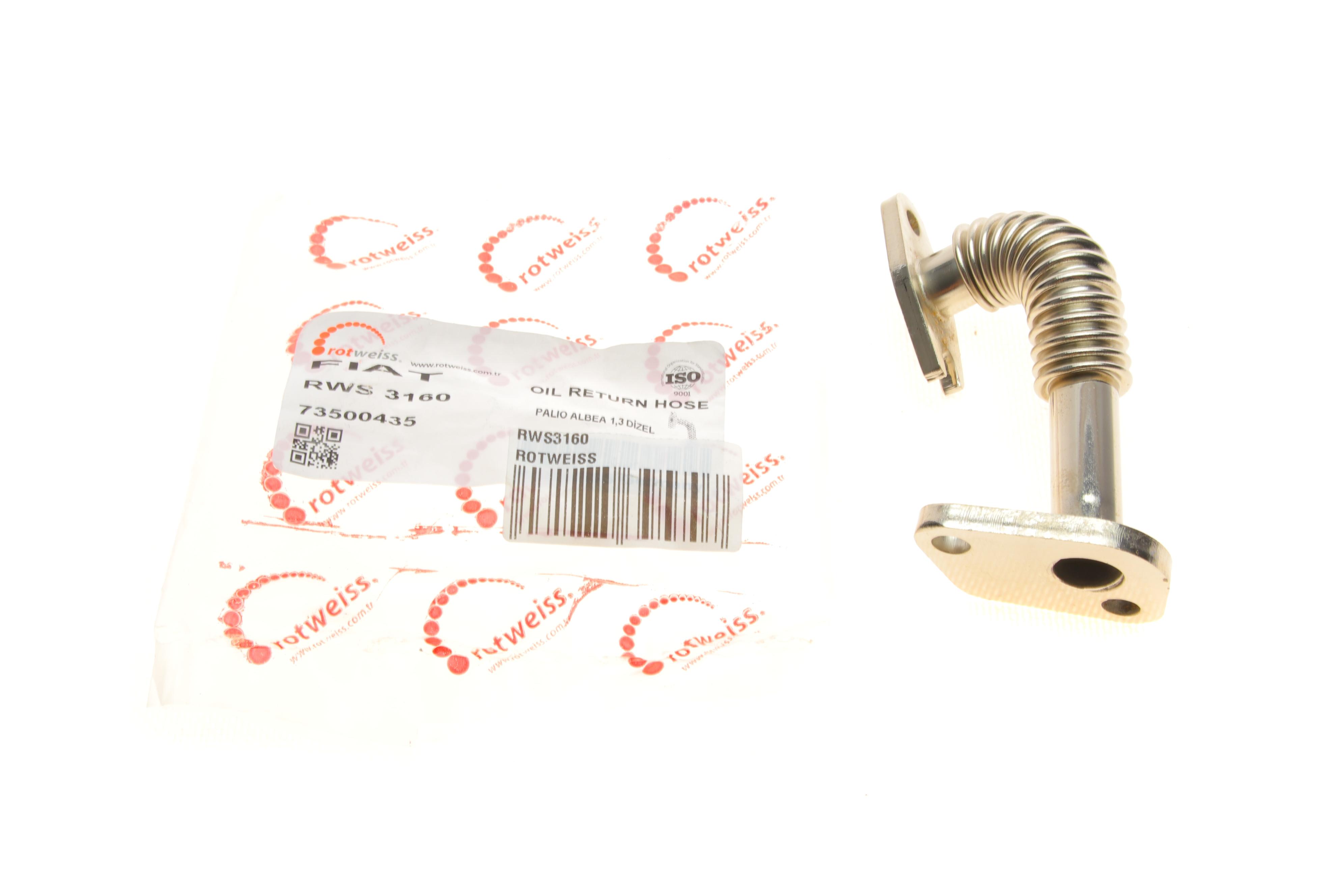 Трубка зливу оливи з турбіни Fiat Doblo 1.3 JTD 01-