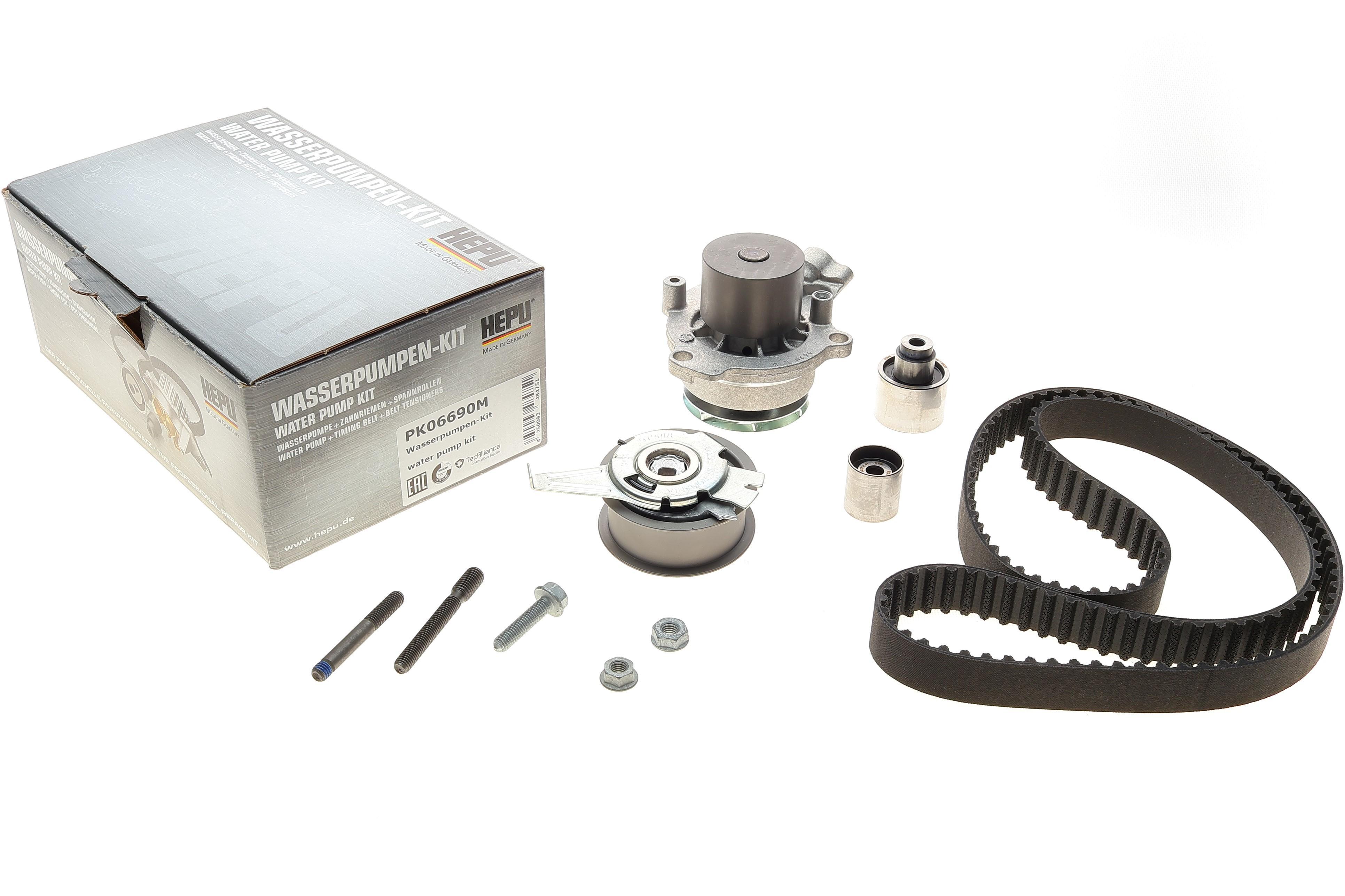 Комплект ГРМ + помпа VW T6/Golf/Passat/Caddy 1.6/2.0 TDI 15- (145x25)(помпа P669M)