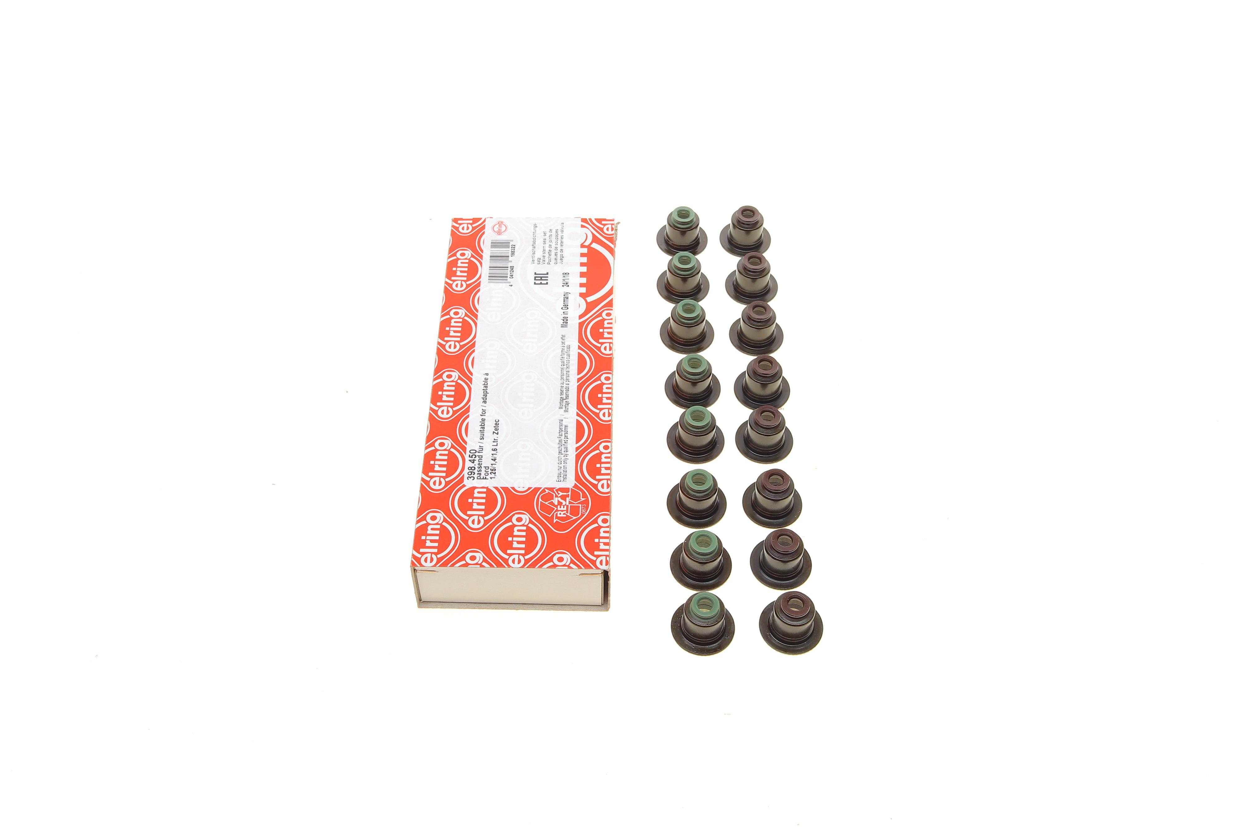 Сальник клапана (впуск/випуск) Ford Focus/Mondeo 1.4i-1.6Ti 98- (6x10.8x23x16.2) (к-кт)