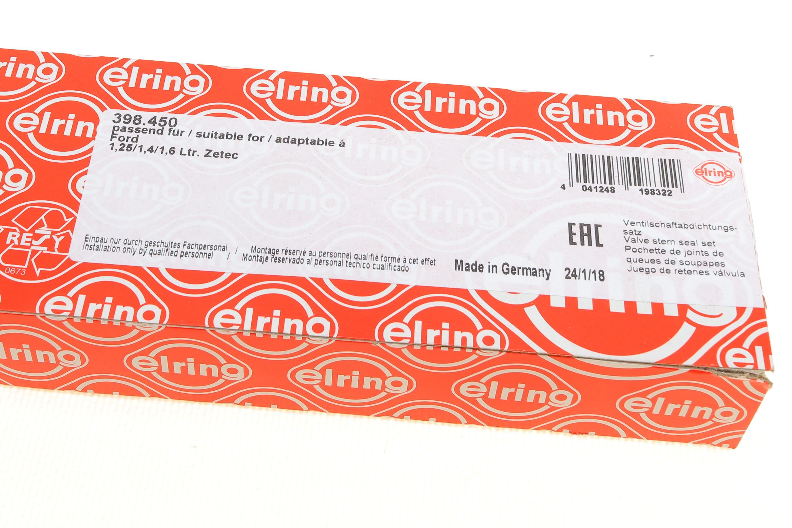 Сальник клапана (впуск/випуск) Ford Focus/Mondeo 1.4i-1.6Ti 98- (6x10.8x23x16.2) (к-кт)