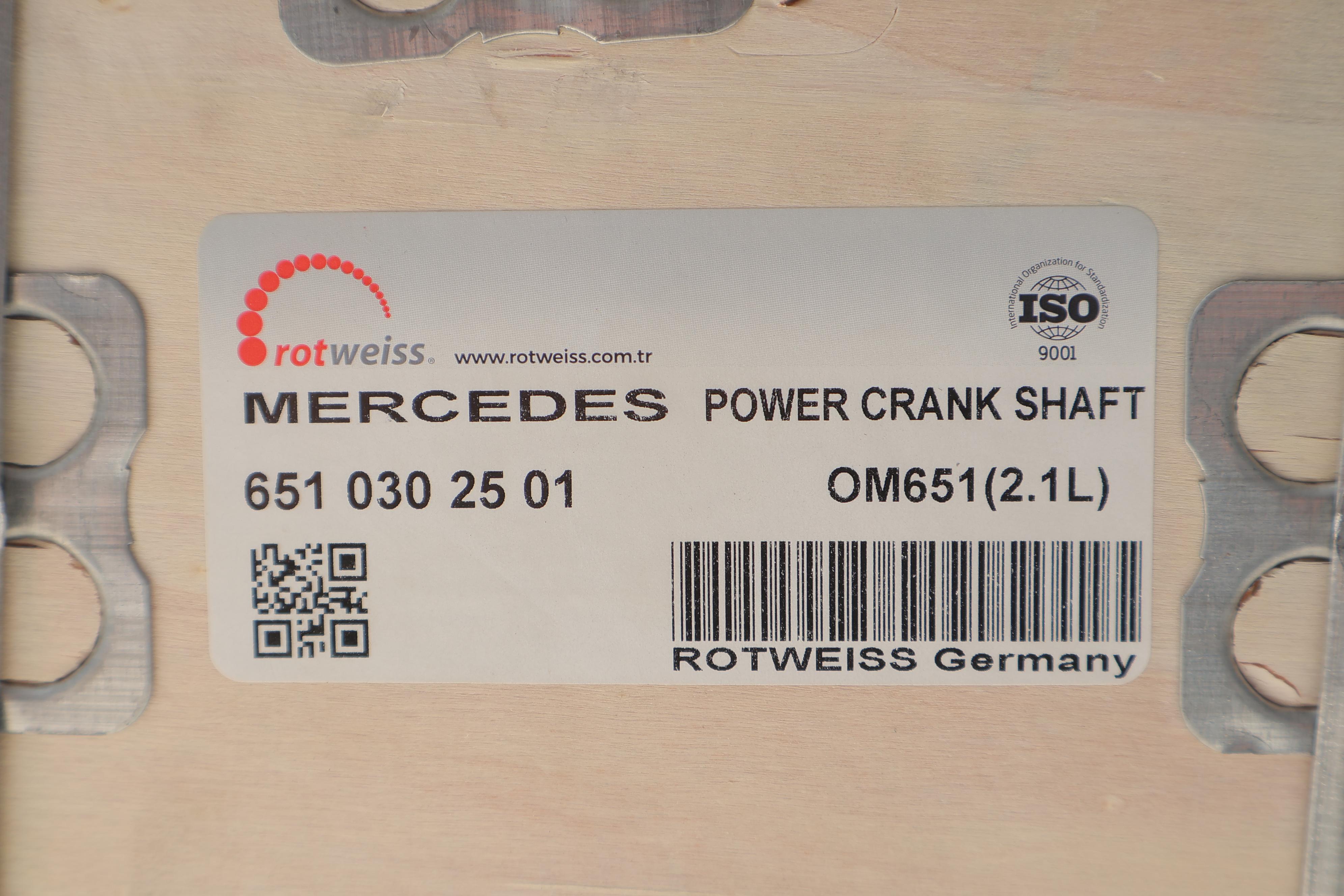 Колінчастий вал MB Sprinter/Vito 2.2CDI OM651 09-