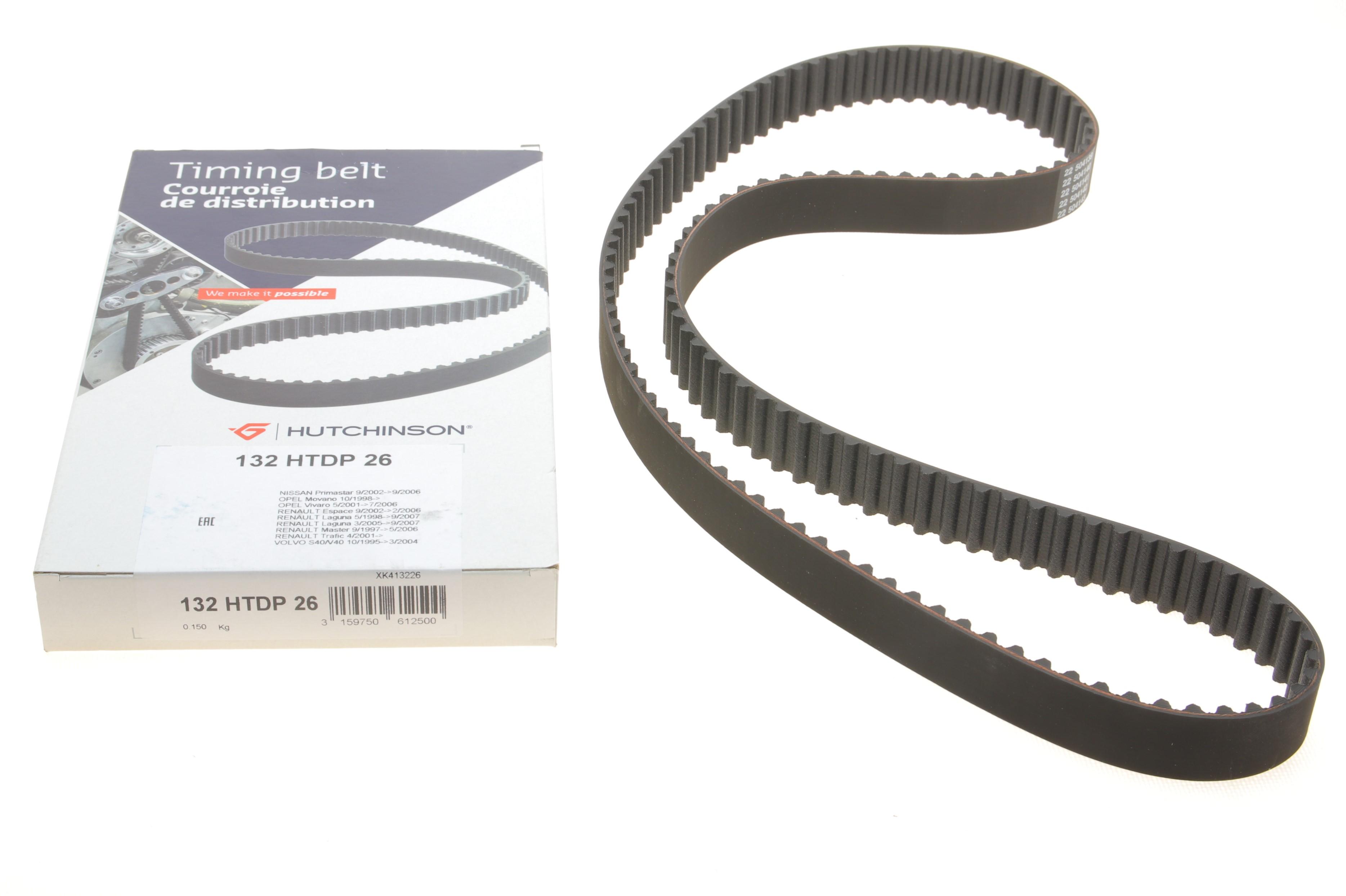 Ремінь ГРМ Renault Trafic/Opel Vivaro 1.9dCi 01- (132x26)