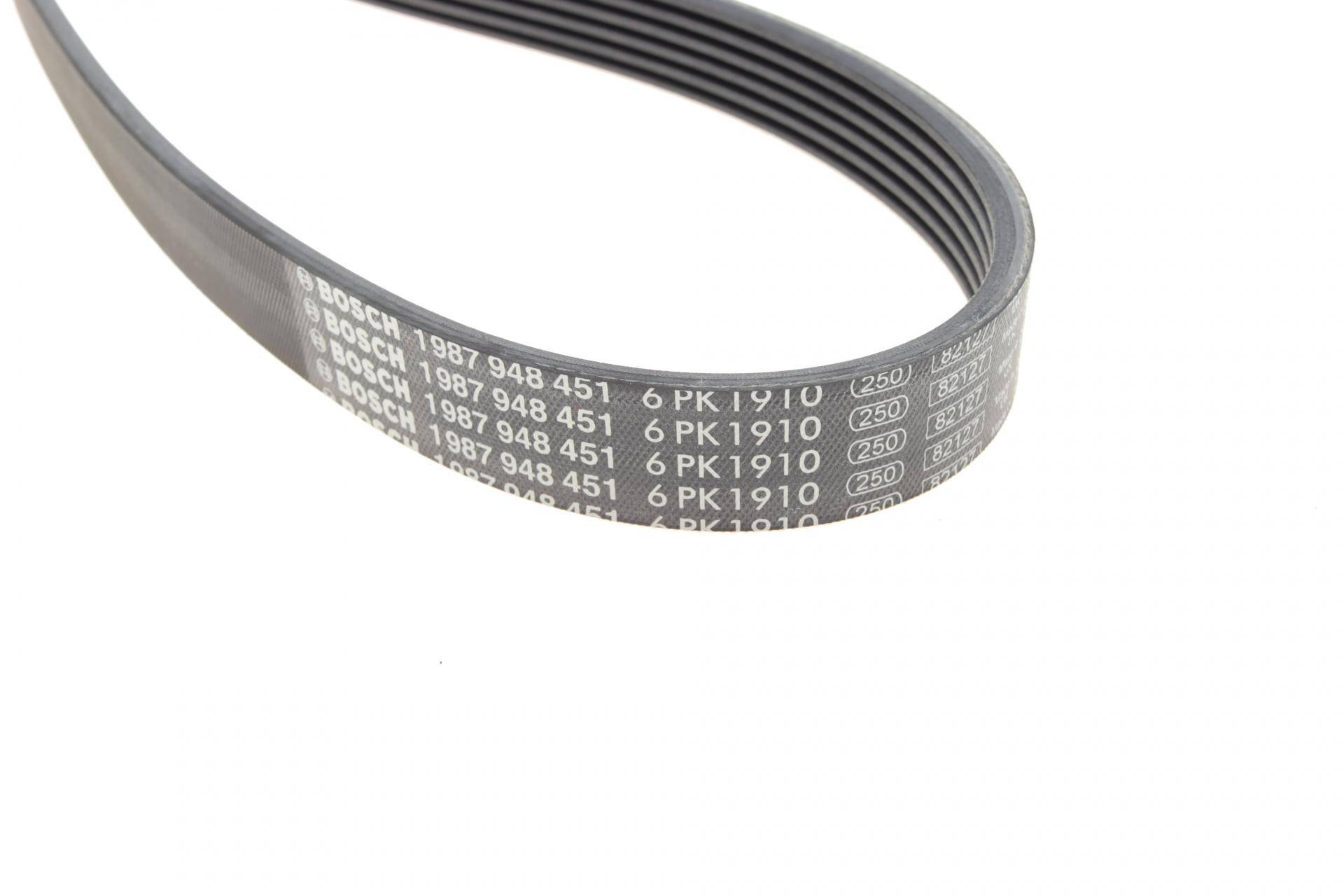 Ремінь генератора Jeep Wrangler 4.0 98-07/Toyota Avensis 1.6/1.8 00-03/Subaru Forester 13- (6PK1910)