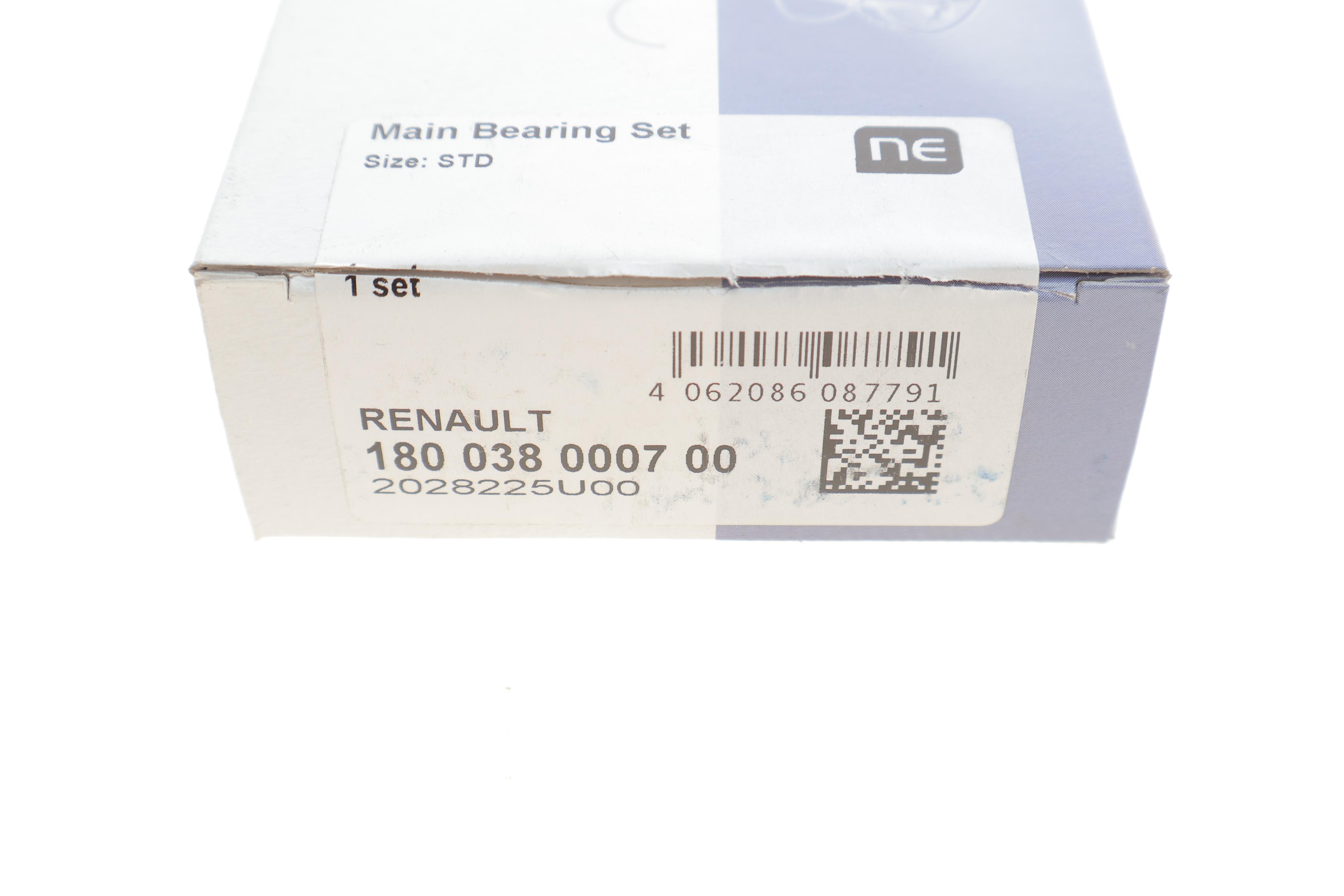 Вкладиші корінні Renault Kangoo 1.6 16V 01- (STD) = 6038070000