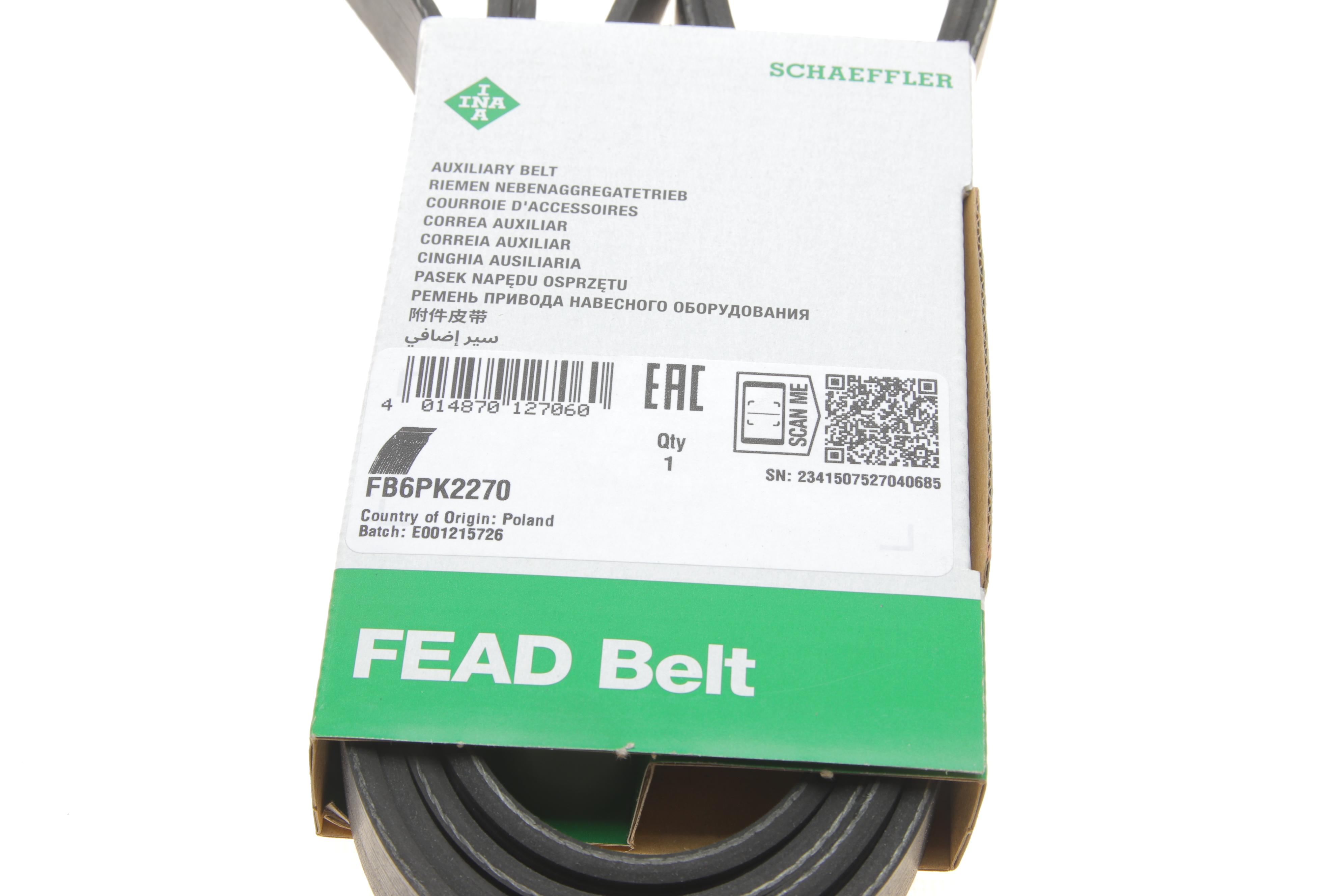 Ремінь генератора MB Sprinter 2.2-2.7CDI 00-06/Vito (639) 2.2CDI 03- (+AC/PS)