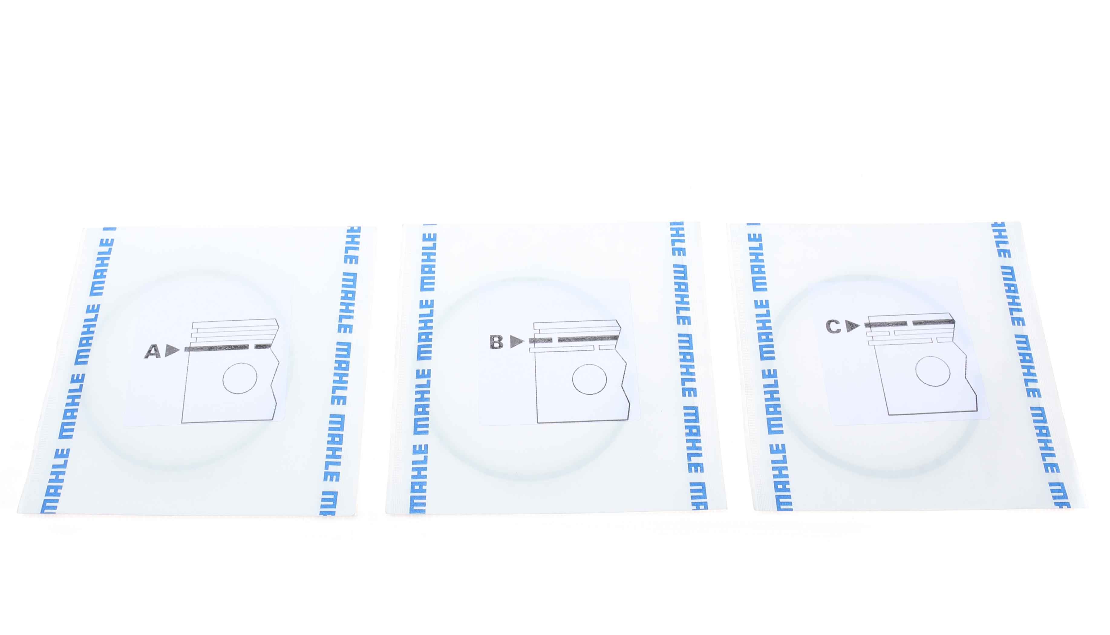 Кільця поршневі VW T4 1.9TD/2.4D 90-03 (80.01mm/+0.5) (1.75-2-3)