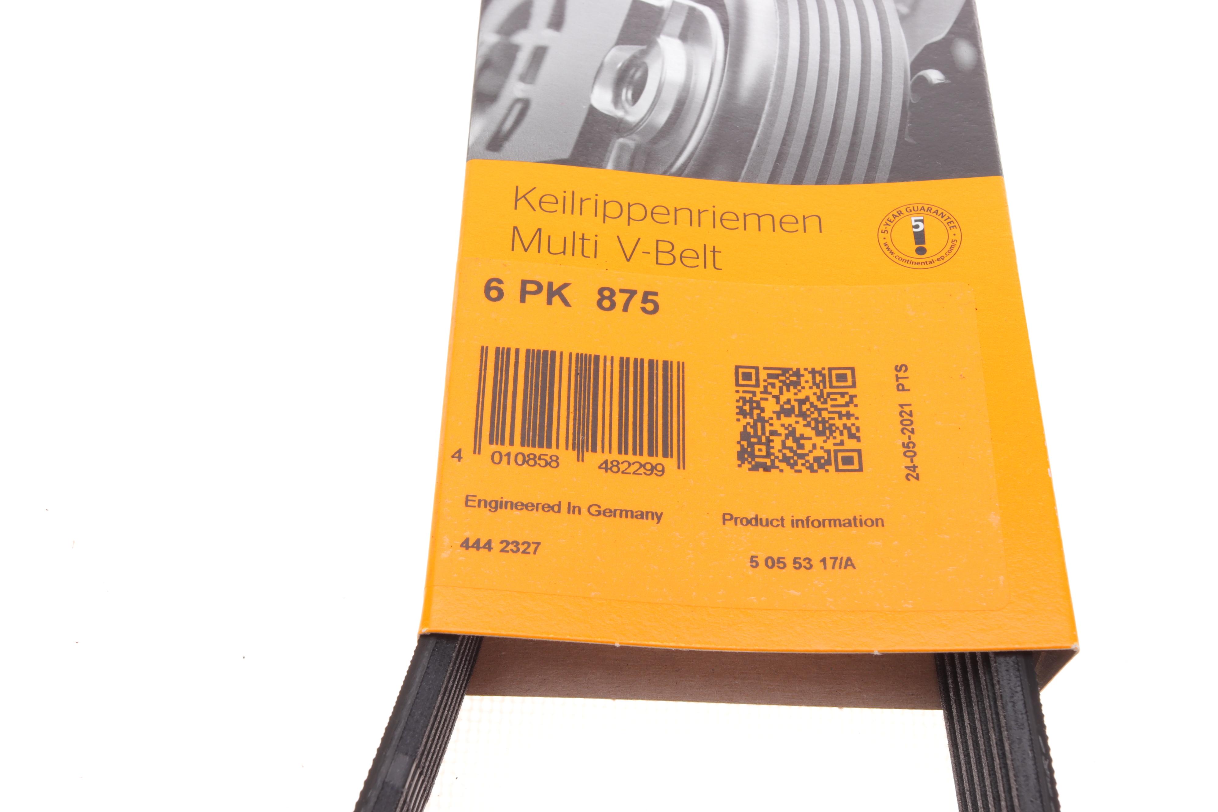 Ремінь генератора Opel Movano 2.5D 98-00/Peugeot Boxer/Citroen Jumper 2.0/2.2HDi 02-