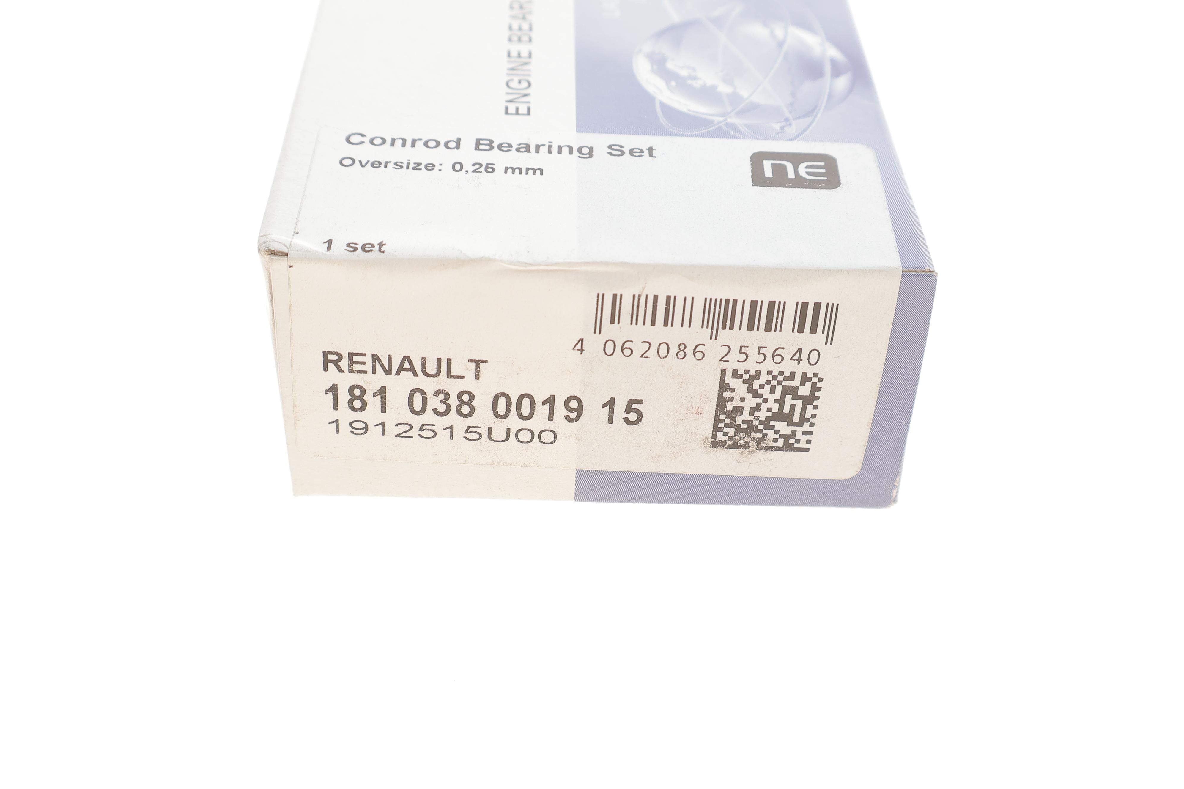 Вкладиші шатунні Renault Trafic 2.0dCi 01-14 (+0.25)