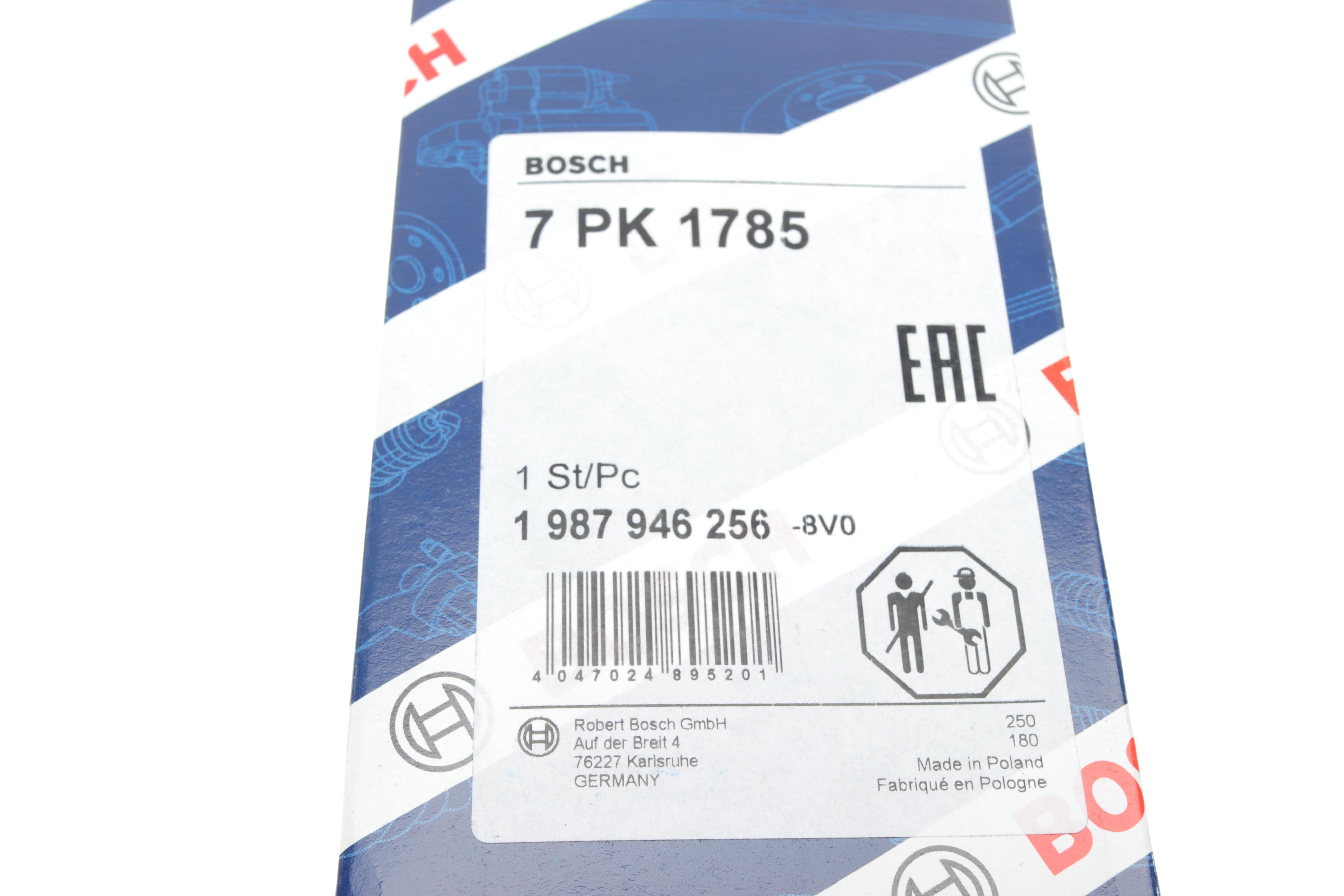 Ремінь генератора Renault Megane/Scenic 1.4 09-/Honda Accord/CR-V 2.2 i-CTDi 04- (7PK1785)