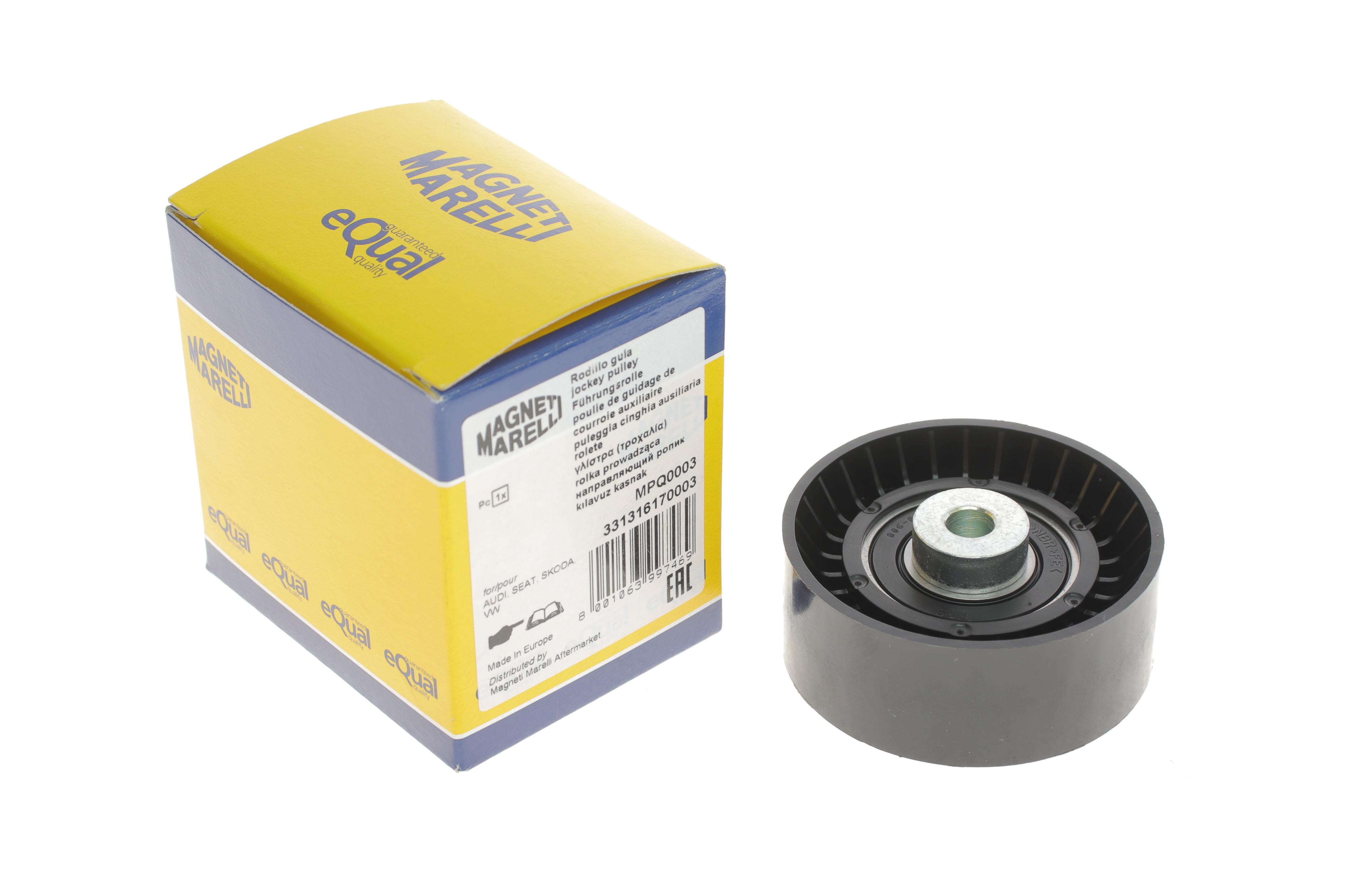 Ролик генератора VW Caddy II 1.9TDI 95-04 (паразитний) (MPQ0003)