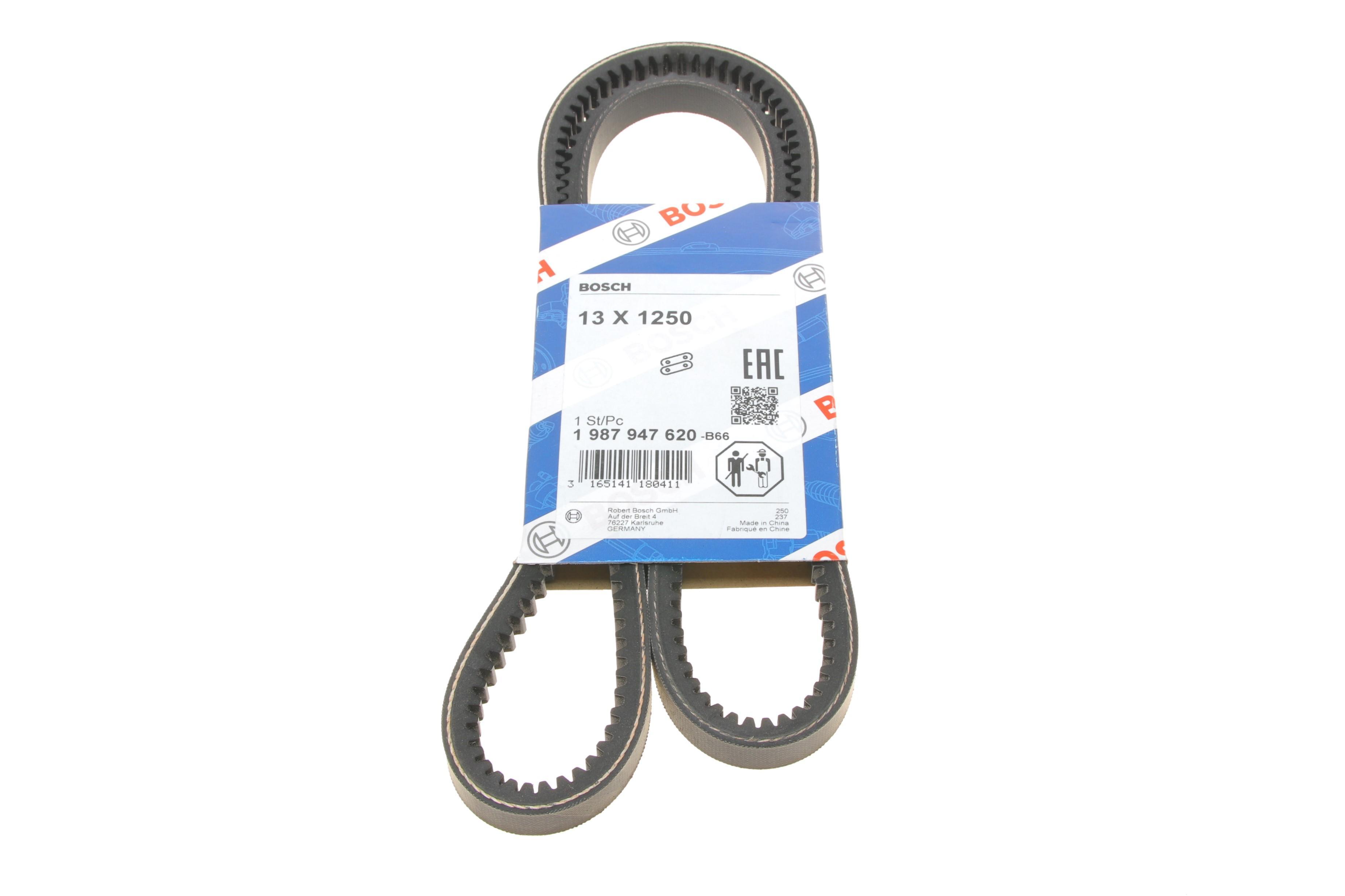 Ремінь генератора MB 508-608 -88/VW T3 1.6-1.7TD -92 (13x1250)