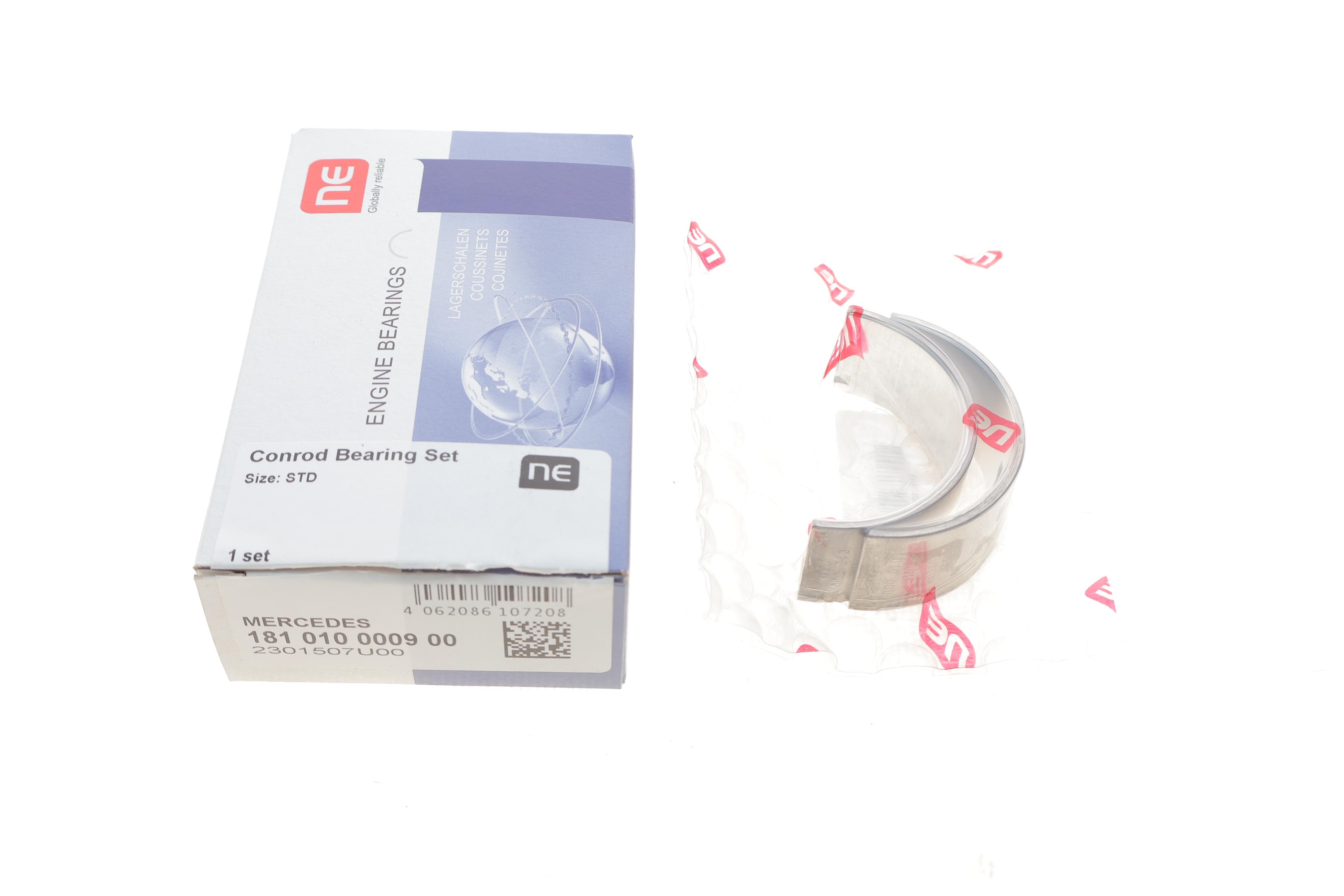 Вкладиші шатунні MB 208 2.3D OM601 (STD) = 6110580000