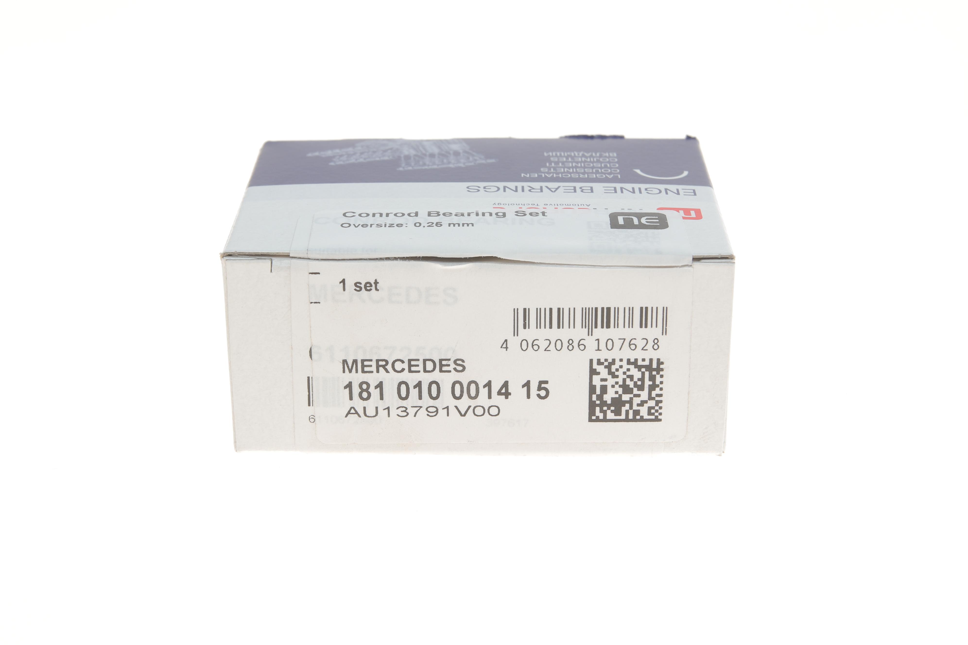 Вкладиші шатунні MB Sprinter 901-906/Vito (W638/639) 2.2CDI (+0.25) = 6110672500