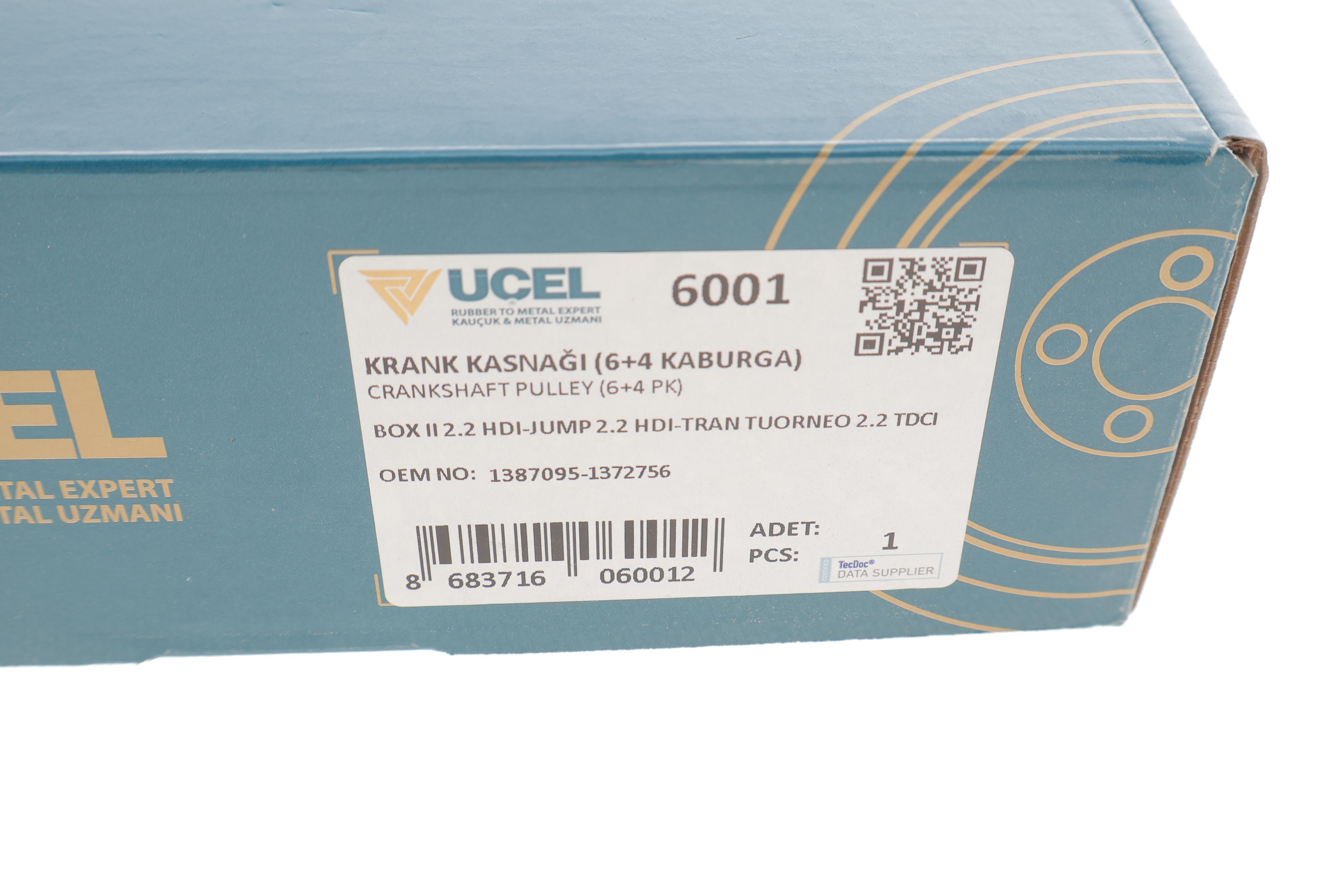 Шків колінвалу Fiat Ducato/Ford Transit 2.2HDI 06-