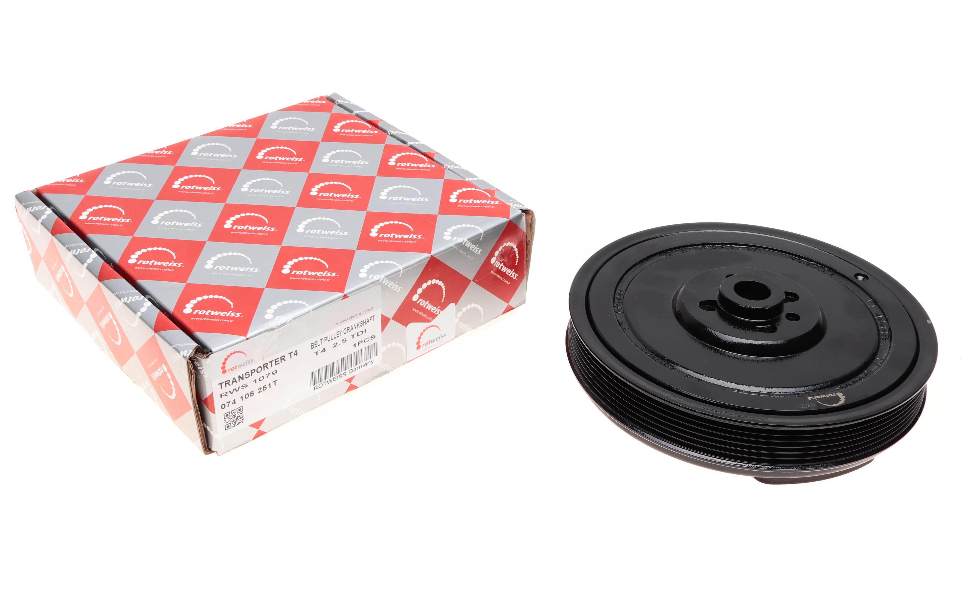 Шків колінвалу VW LT/T4/Crafter 2.5TDI (ROTWEISS)