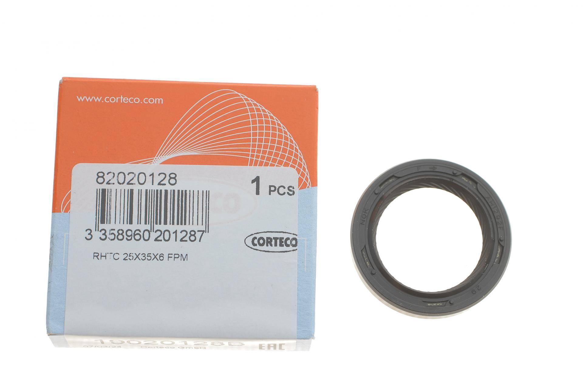 Сальник розподільного валу Hyundai Elantra/Sonata/Mitsubishi Lancer/Colt 89-06 (25x35x6)