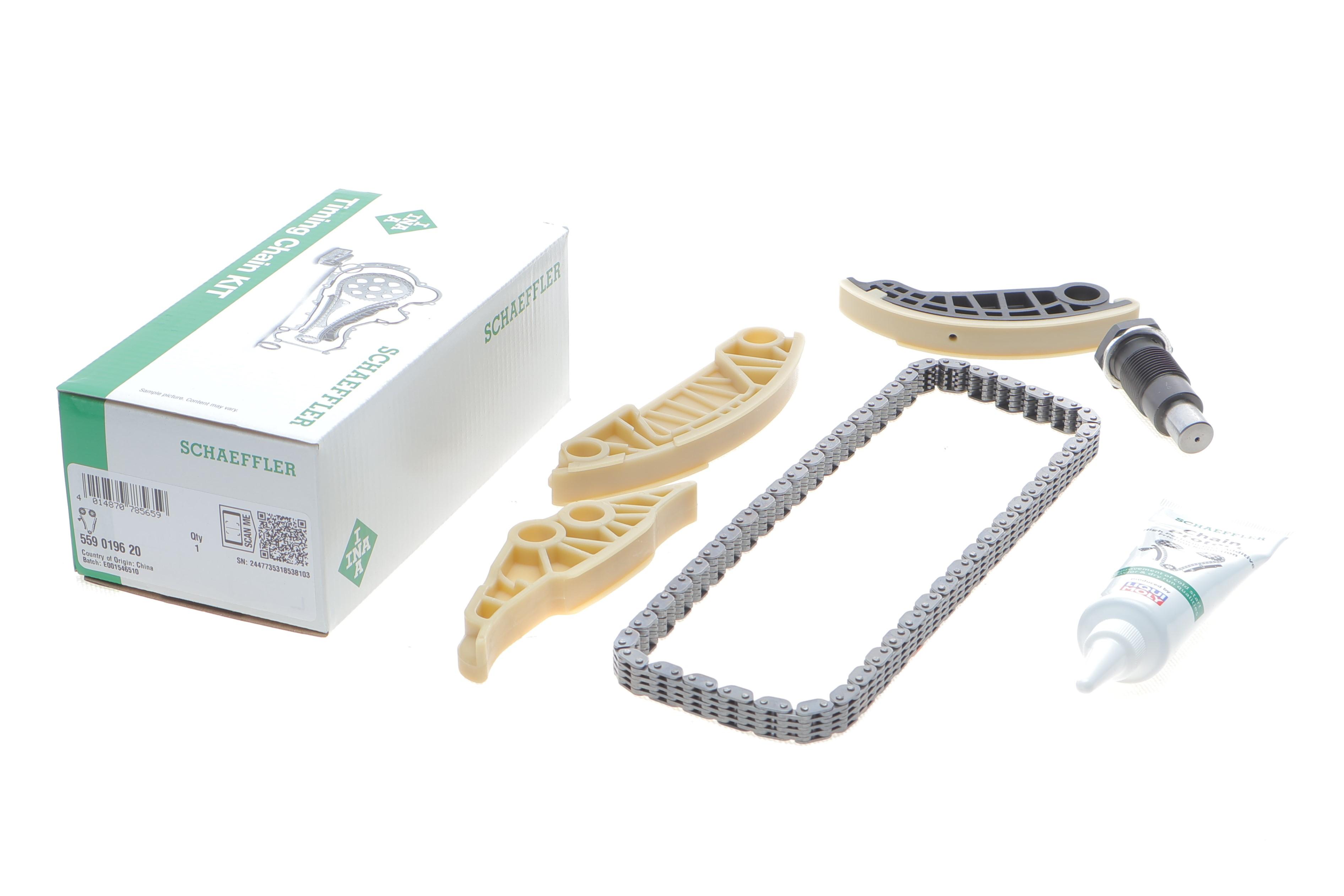 Комплект ланцюга ГРМ Audi A4/A5/A6/VW Passat 1.8-2.0 TFSI 09-12, (ланцюг INA)