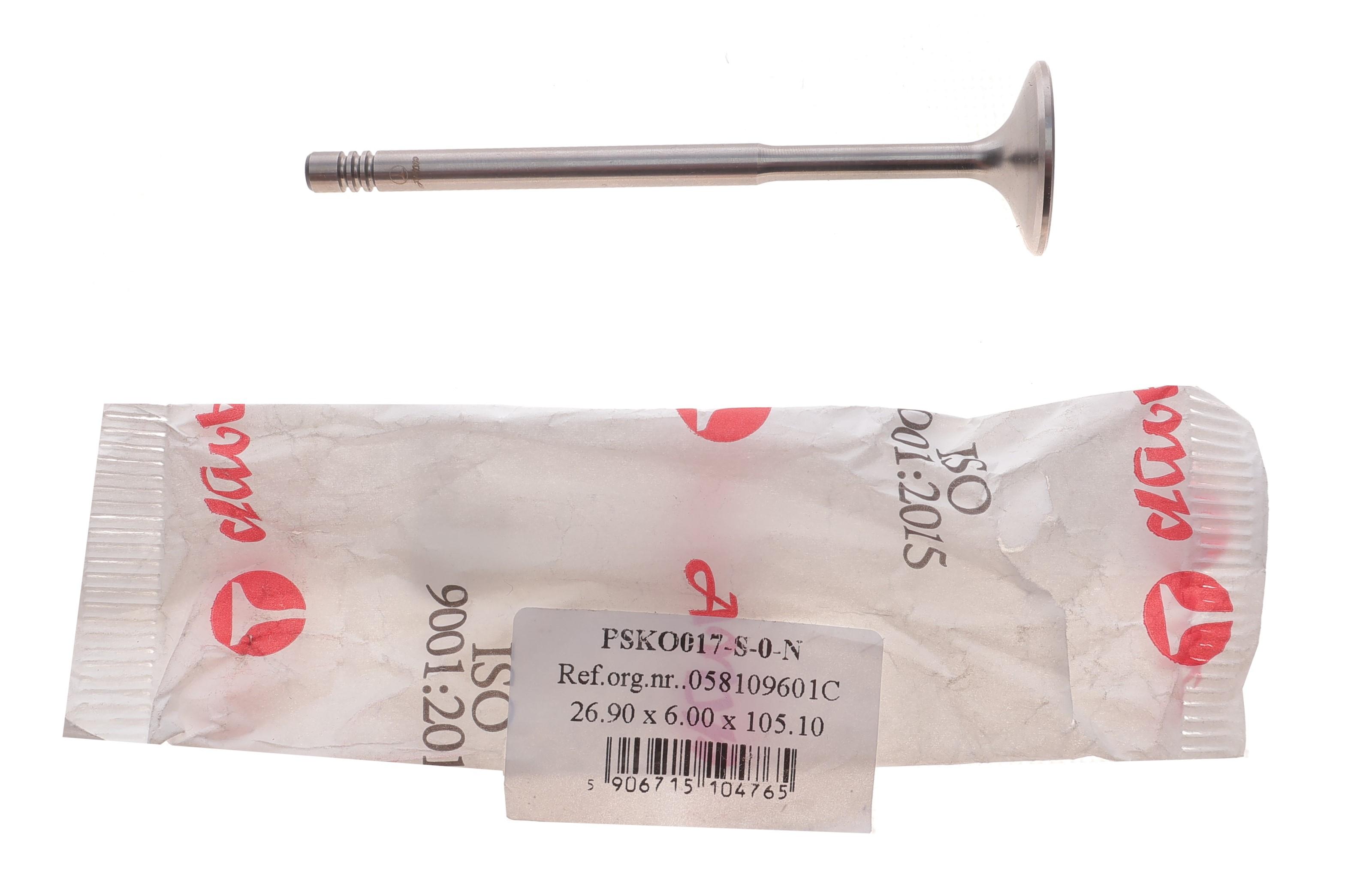 Клапан (впуск) Skoda Octavia I/Superb 1, 8T 96-10 (26.9x6x105.1) (азотовані)