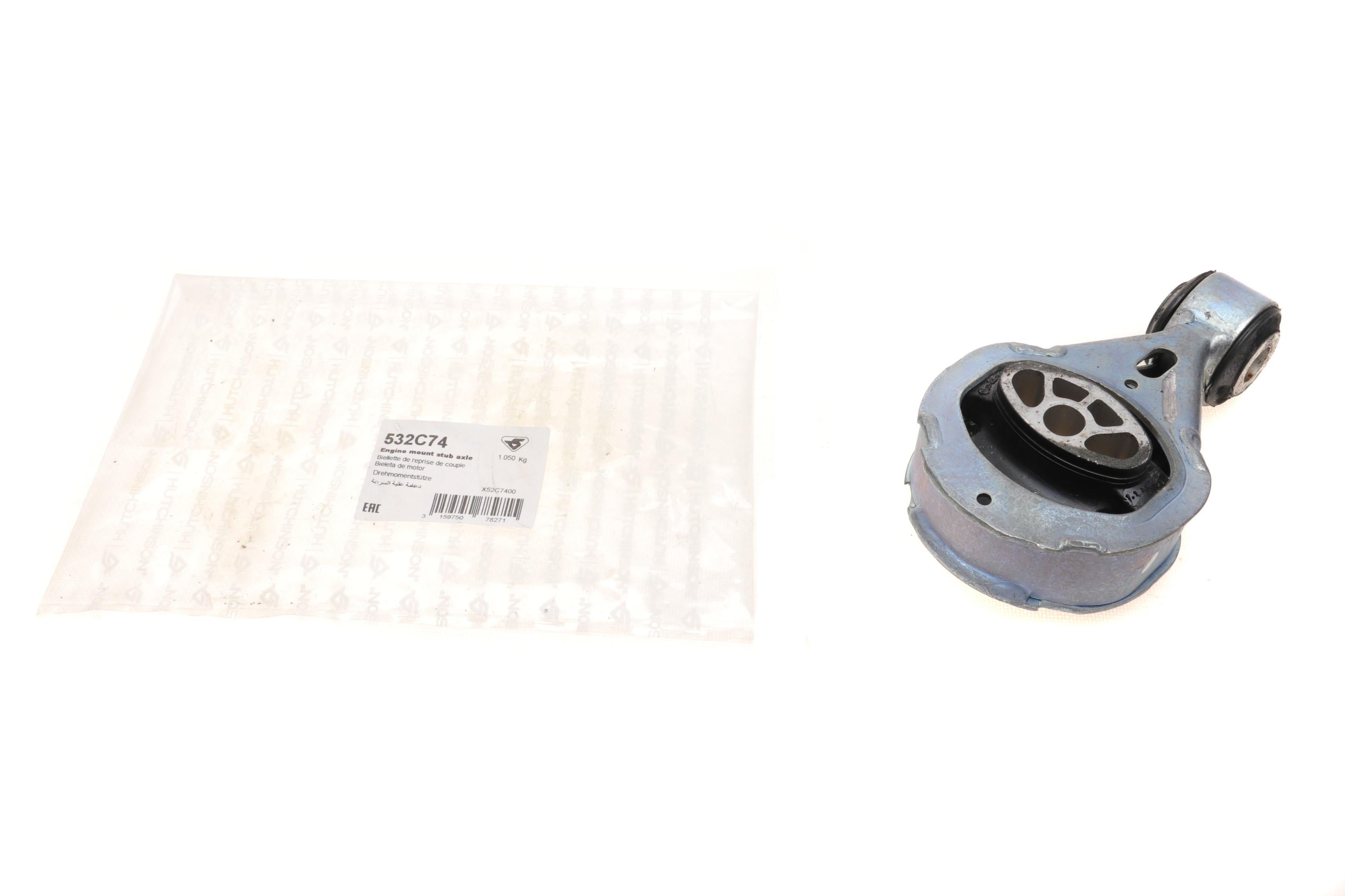 Подушка двигуна (нижня) Renault Megane III 1.4/2.0 TCe 10- (косточка)