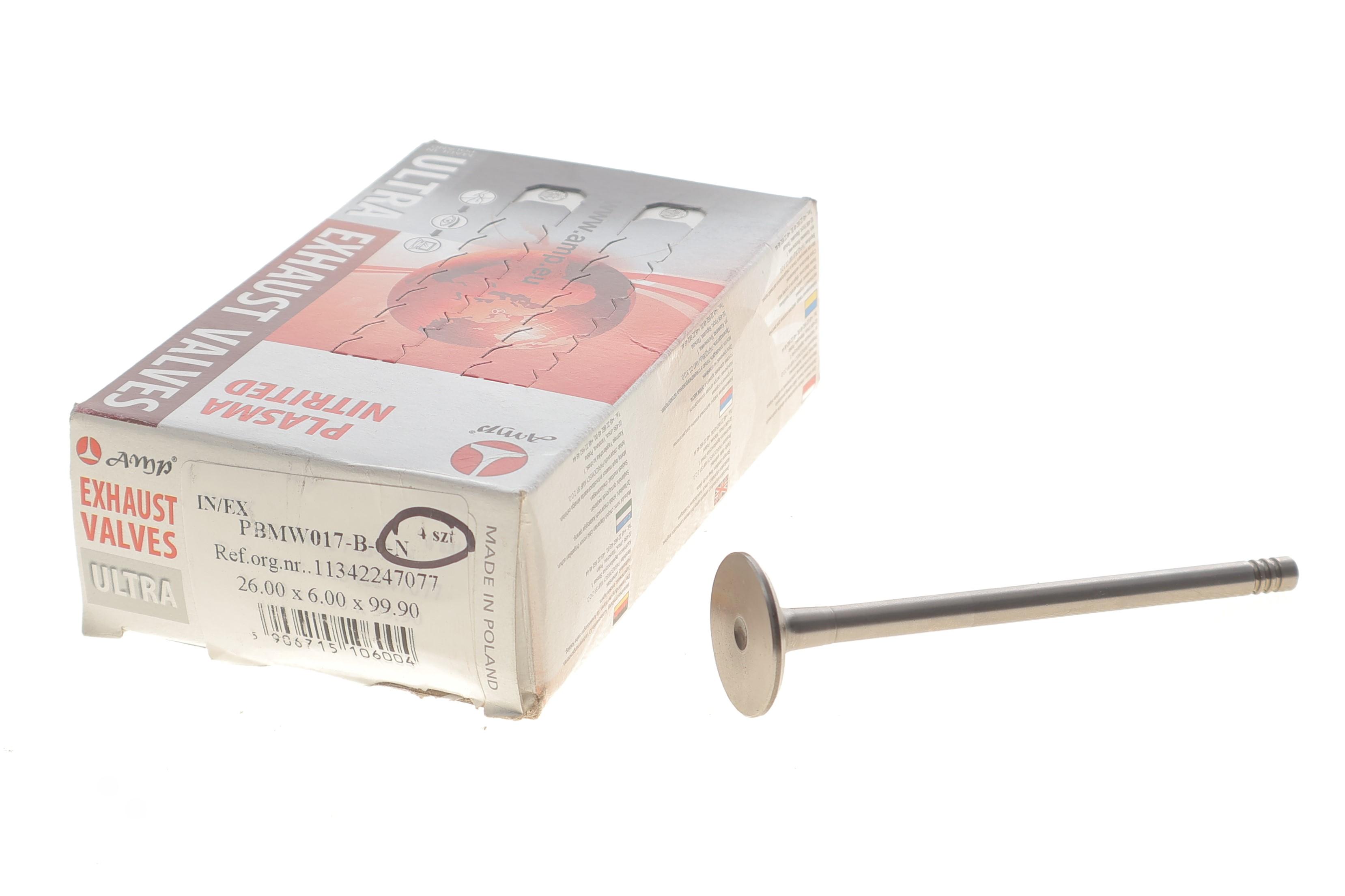 Клапан (впуск/випуск) BMW 3(E46)/5(E60)/6(E63) 2.0D 16V/2.5D 24V 99-10 (26x6x99.9) (азотування)