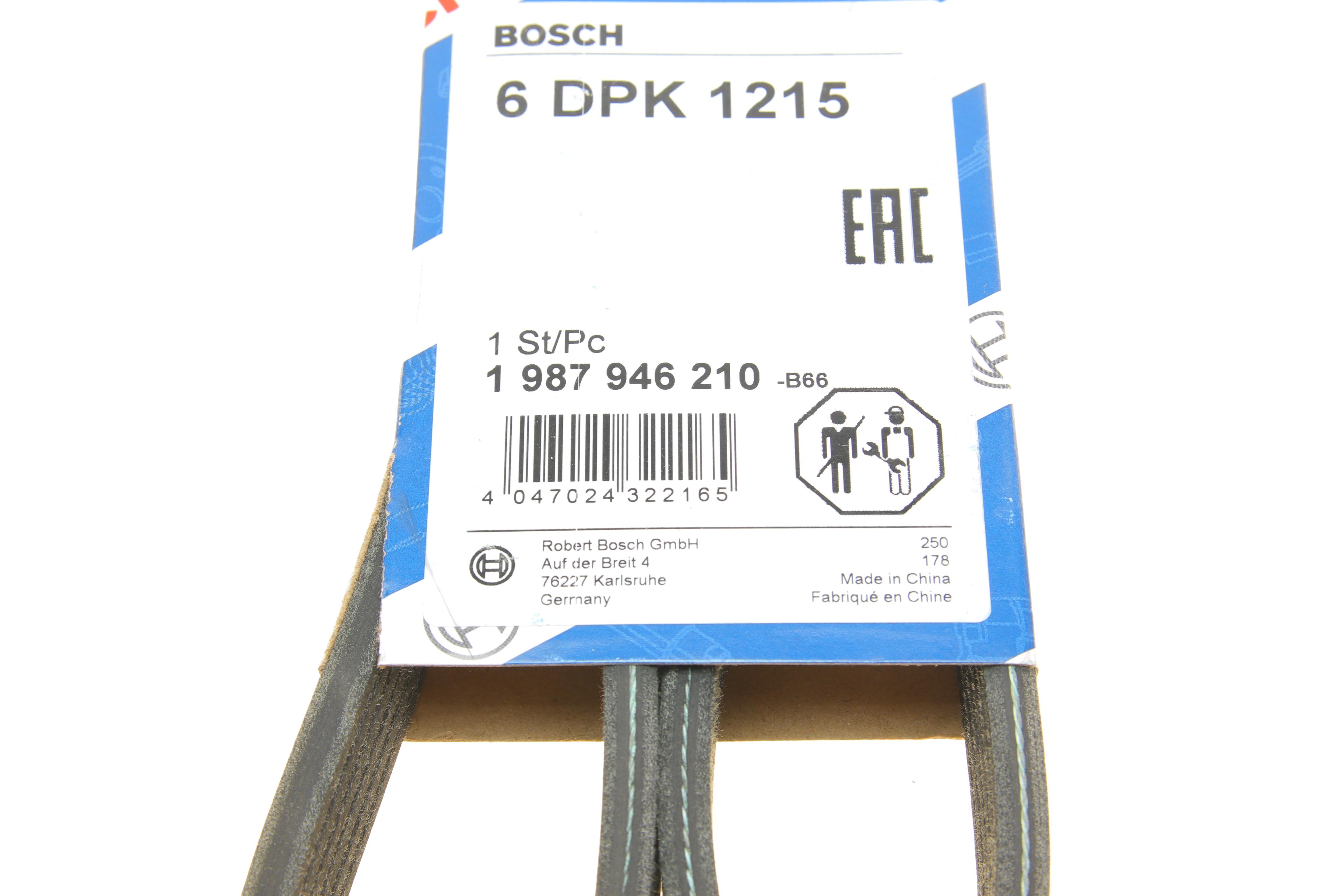 Ремінь генератора VW T5 1.9TDI/VW Caddy 1.9/2.0TDI (+AC) (6PK1215)