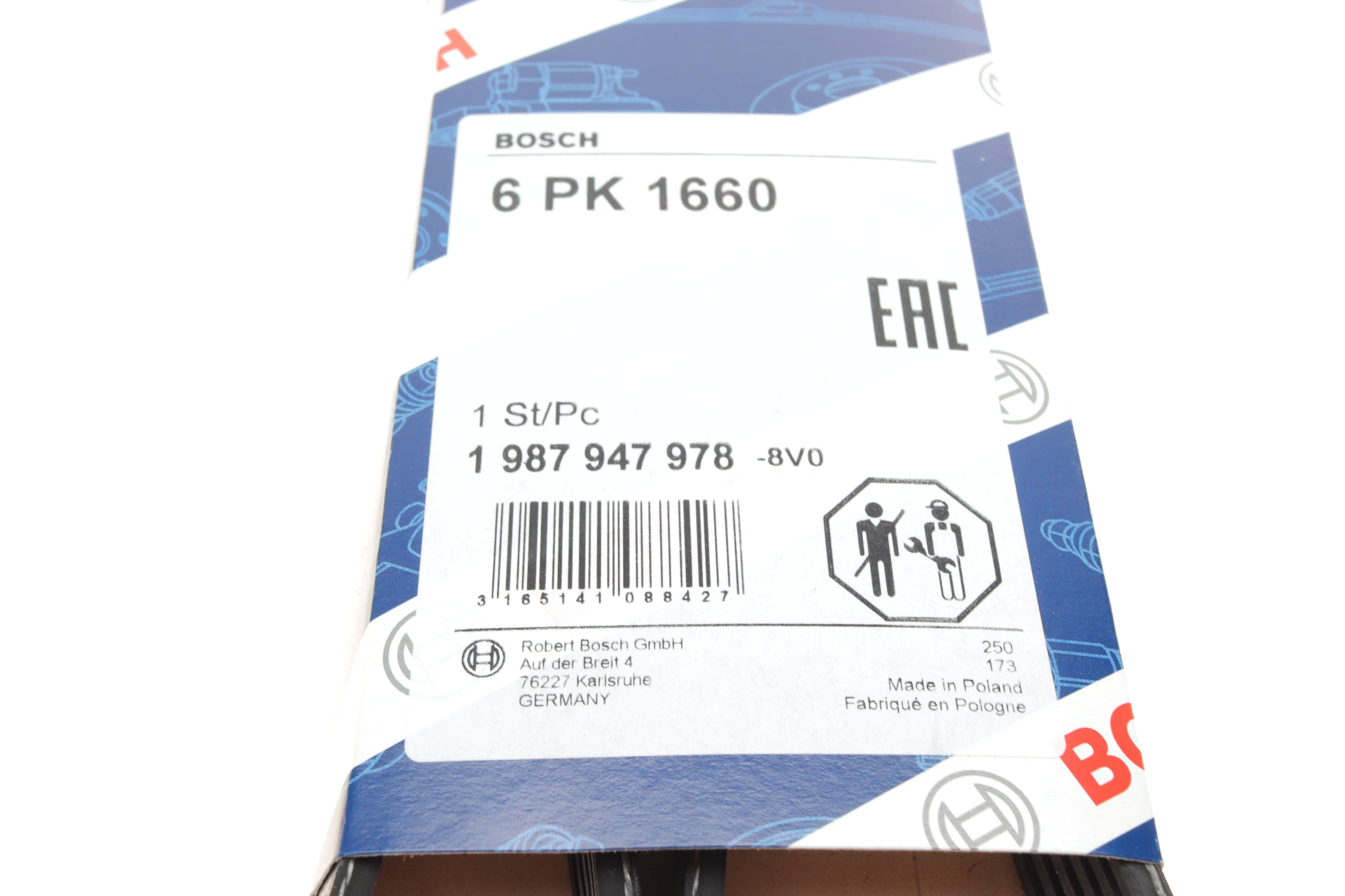 Ремінь генератора Fiat Scudo/Citroen Berlingo/VW Golf IV 1.8/1.9TDI 97- (6PK1660)