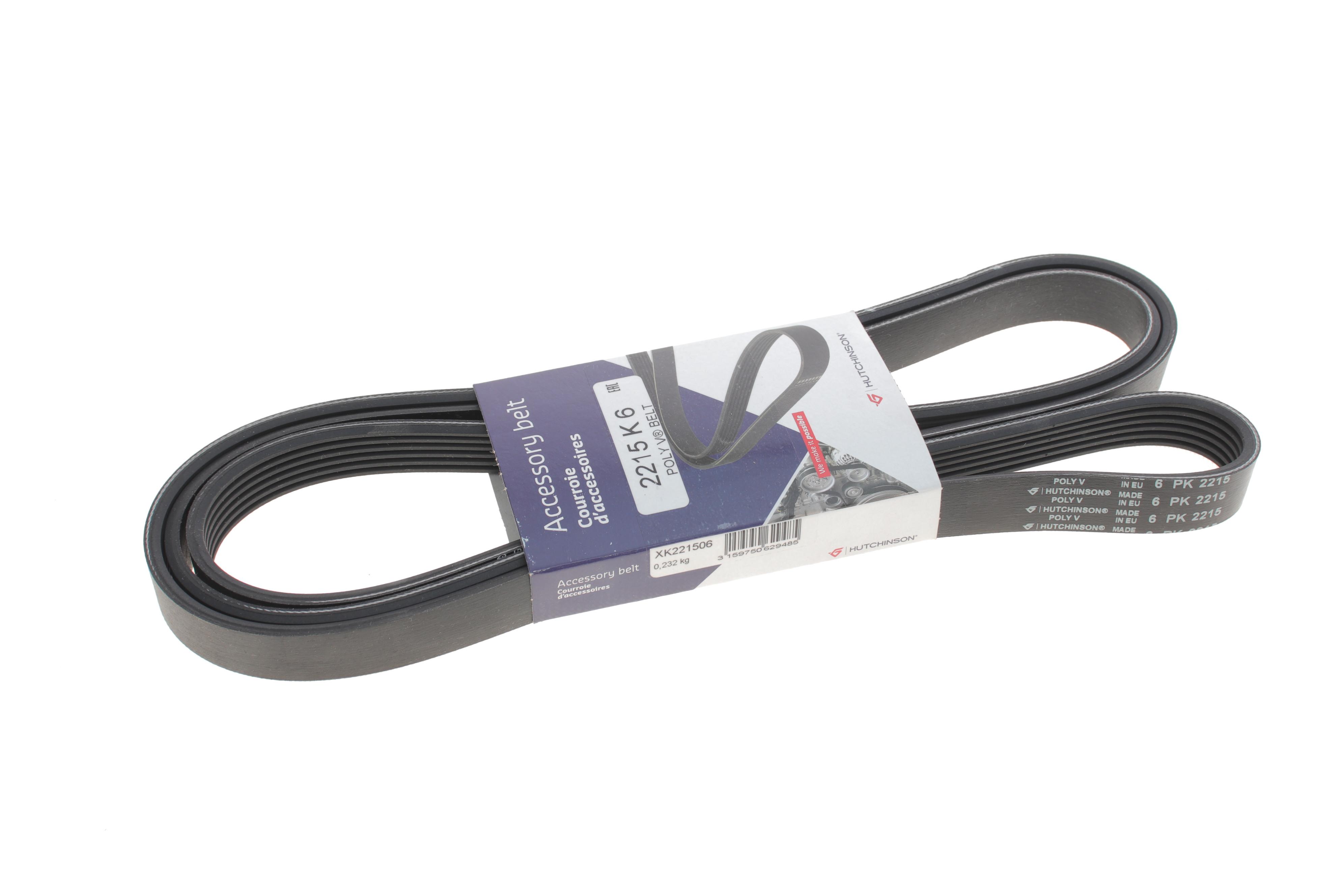 Ремінь генератора VW T4 2.5TDI ACV (ALT, PS, AC) (6PK2215)