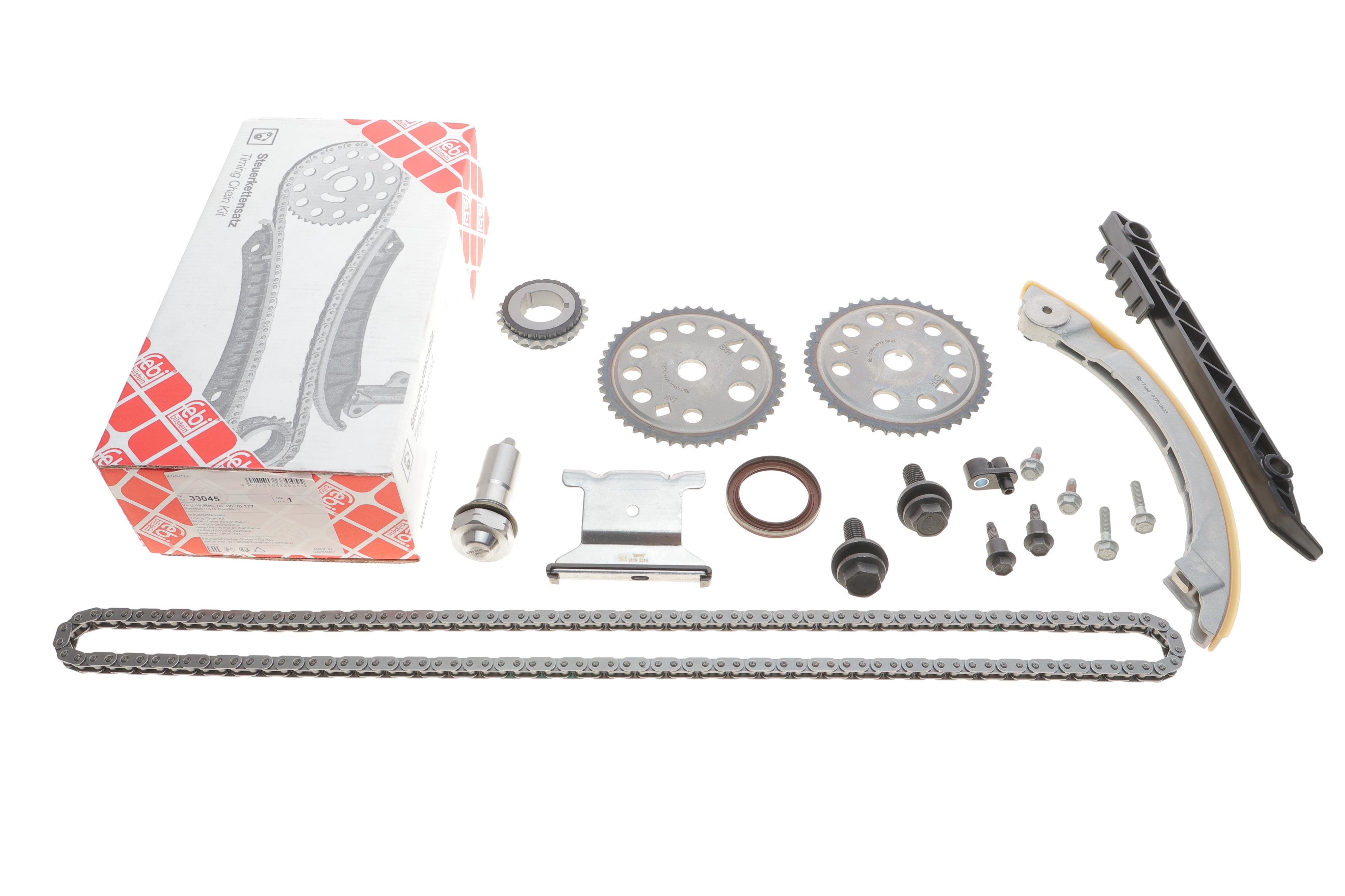 Комплект ланцюга ГРМ Opel Vectra B/C/Astra G 2.2 01- (z=148) (Симплекс)