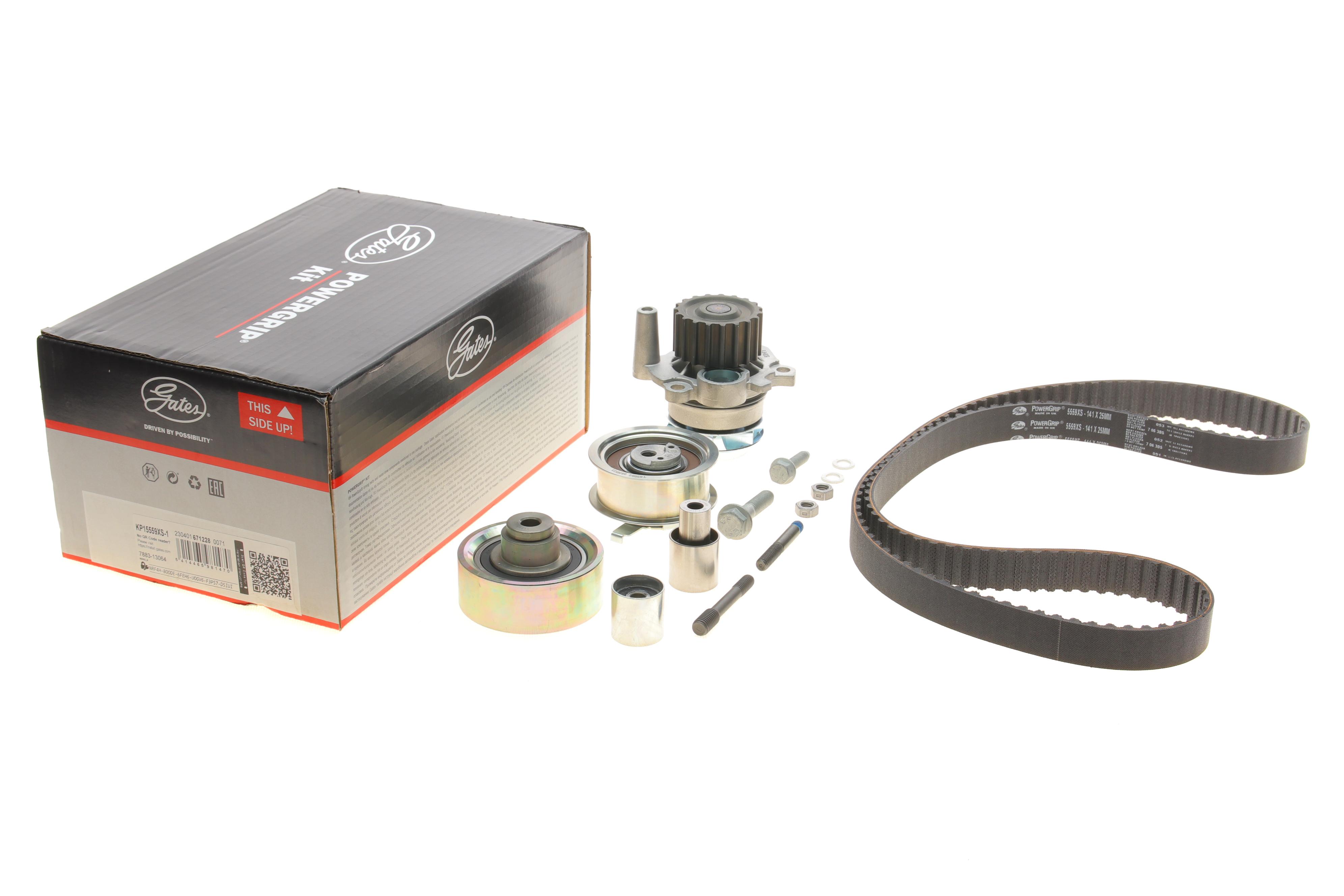 Комплект ГРМ + помпа Audi A3/Skoda Octavia/VW Caddy II/Golf/Polo 1.9TDi 95-10 (25x141z)