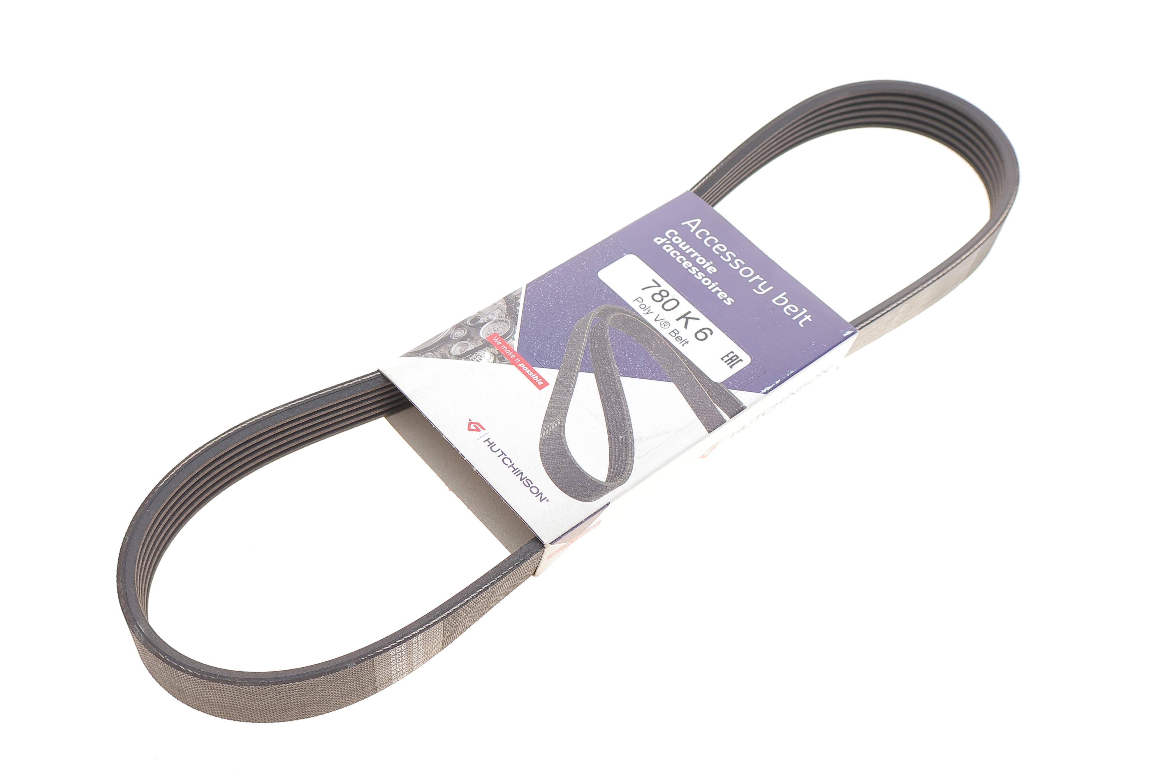 Ремінь генератора Citroen C4/Peugeot 307 1.6HDi 04- (6PK780)