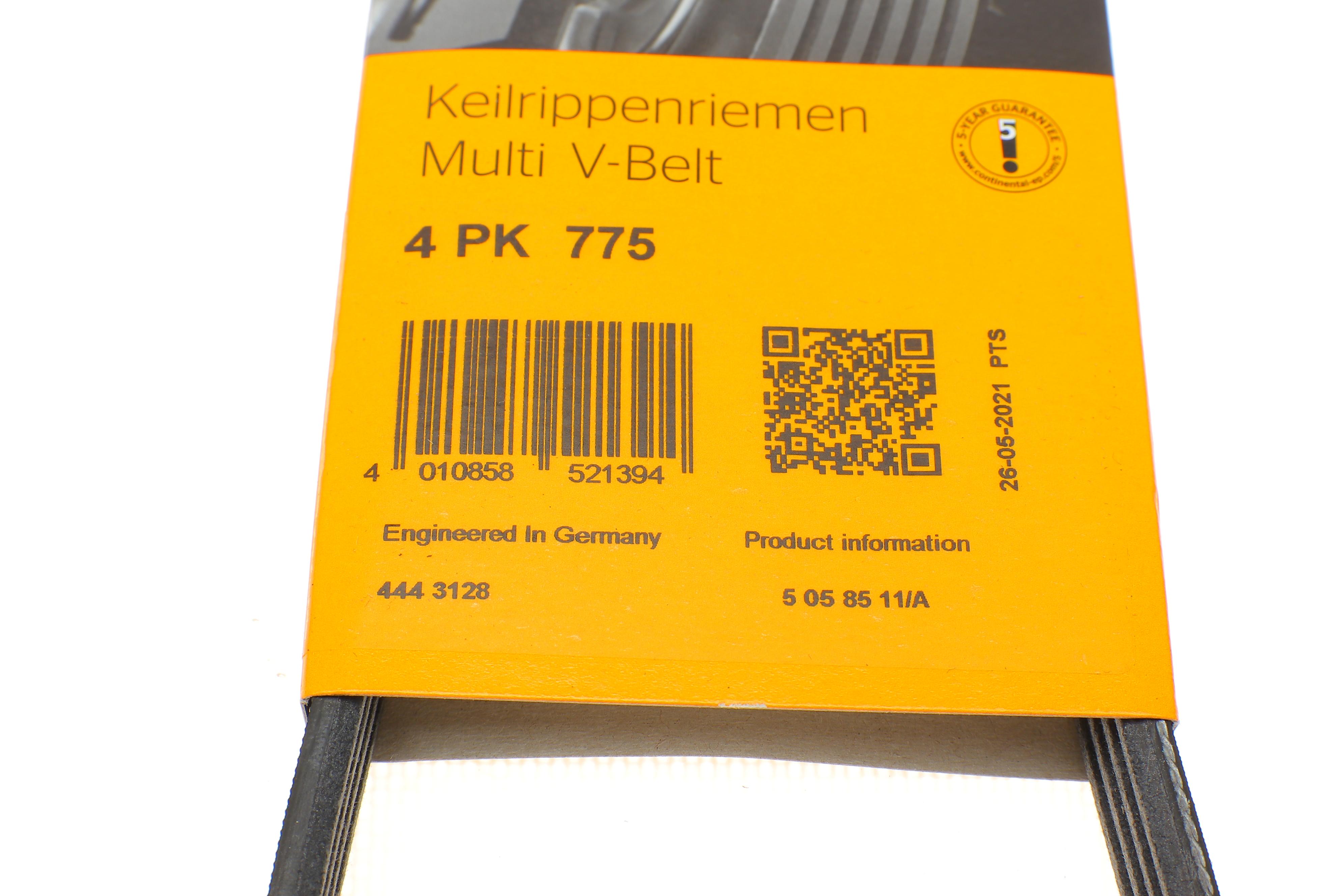 Ремінь генератора Renault Laguna/Espace 3.5 02-/Honda Civic 1.6 88-01