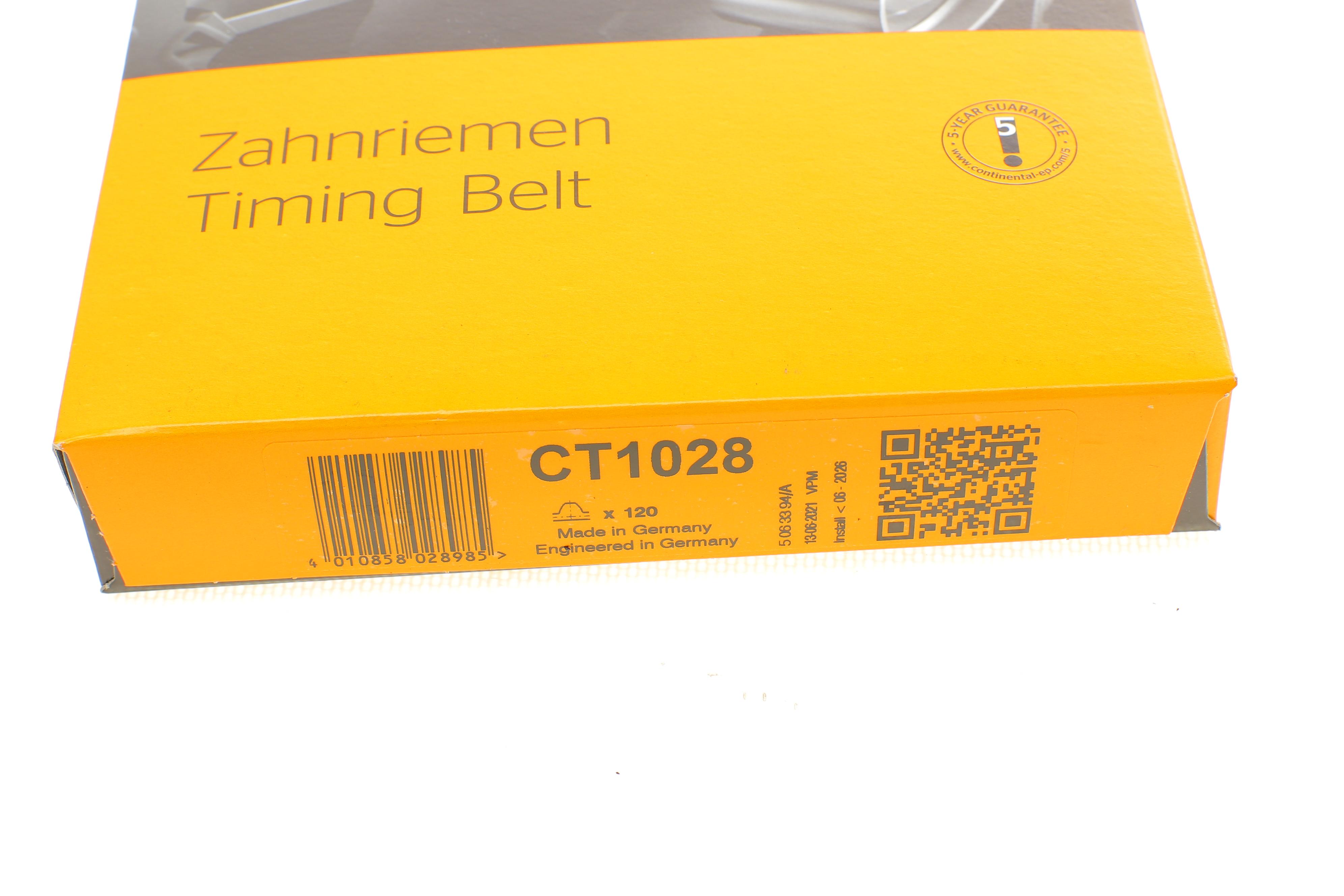 Ремінь ГРМ VW Caddy/VW T5/Passat/Golf 1.9TDI 98-10/Ford Galaxy 1.9TDI 95-06 (120x30)