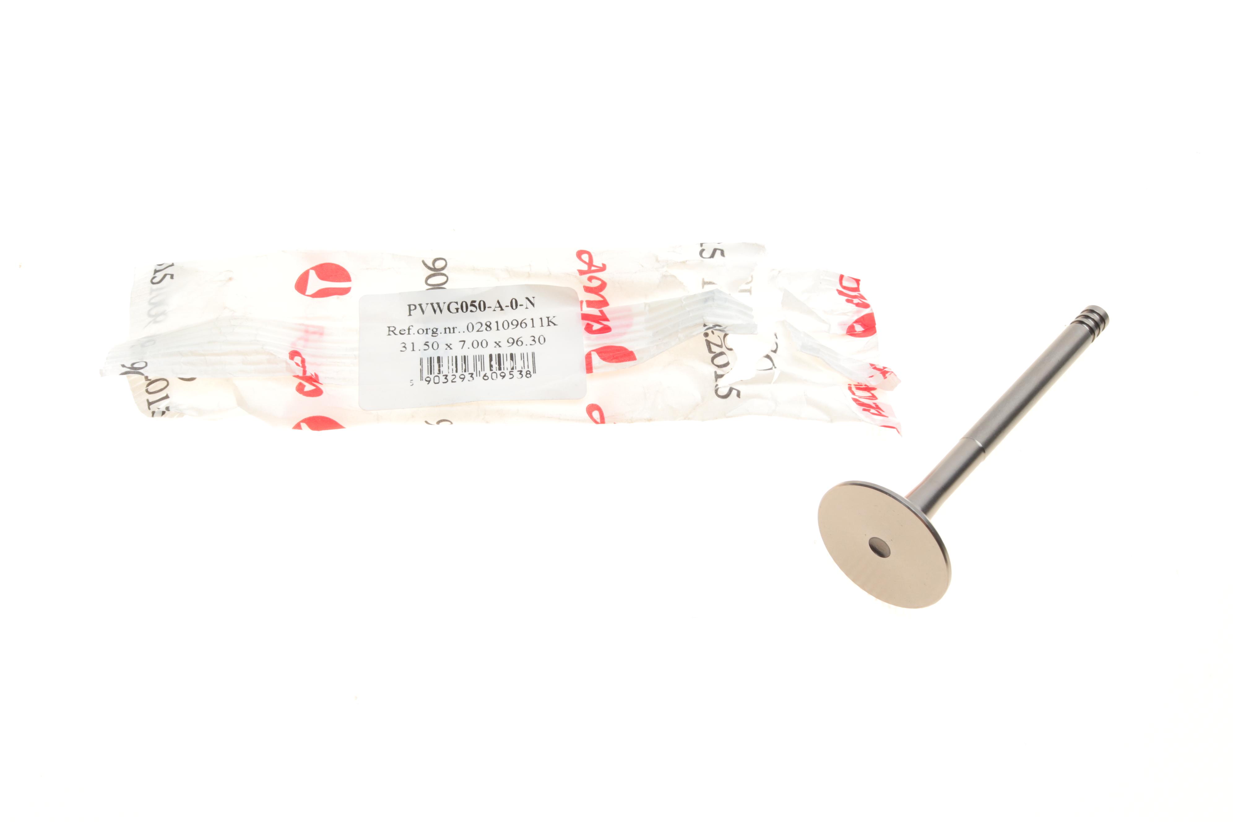 Клапан (випуск) VW Caddy/Golf/Skoda Fabia/Octavia 1.9SDI 95-08 (31.5x7x96.3) (азотований)