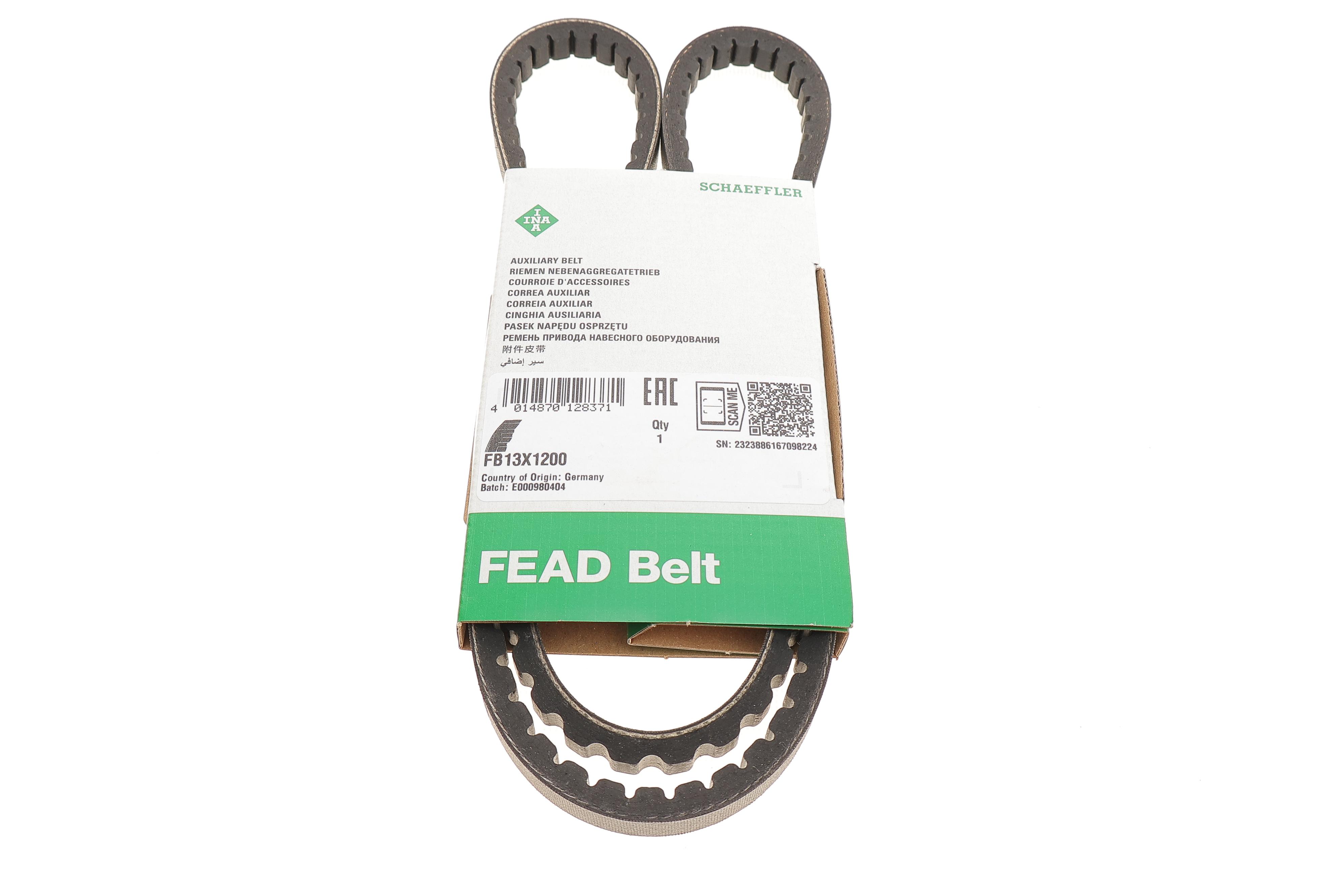 Ремінь генератора Toyota Hilux/Land Cruiser 2.4D 88-02/Ford Sierra 2.8 87-88 (13x1200)