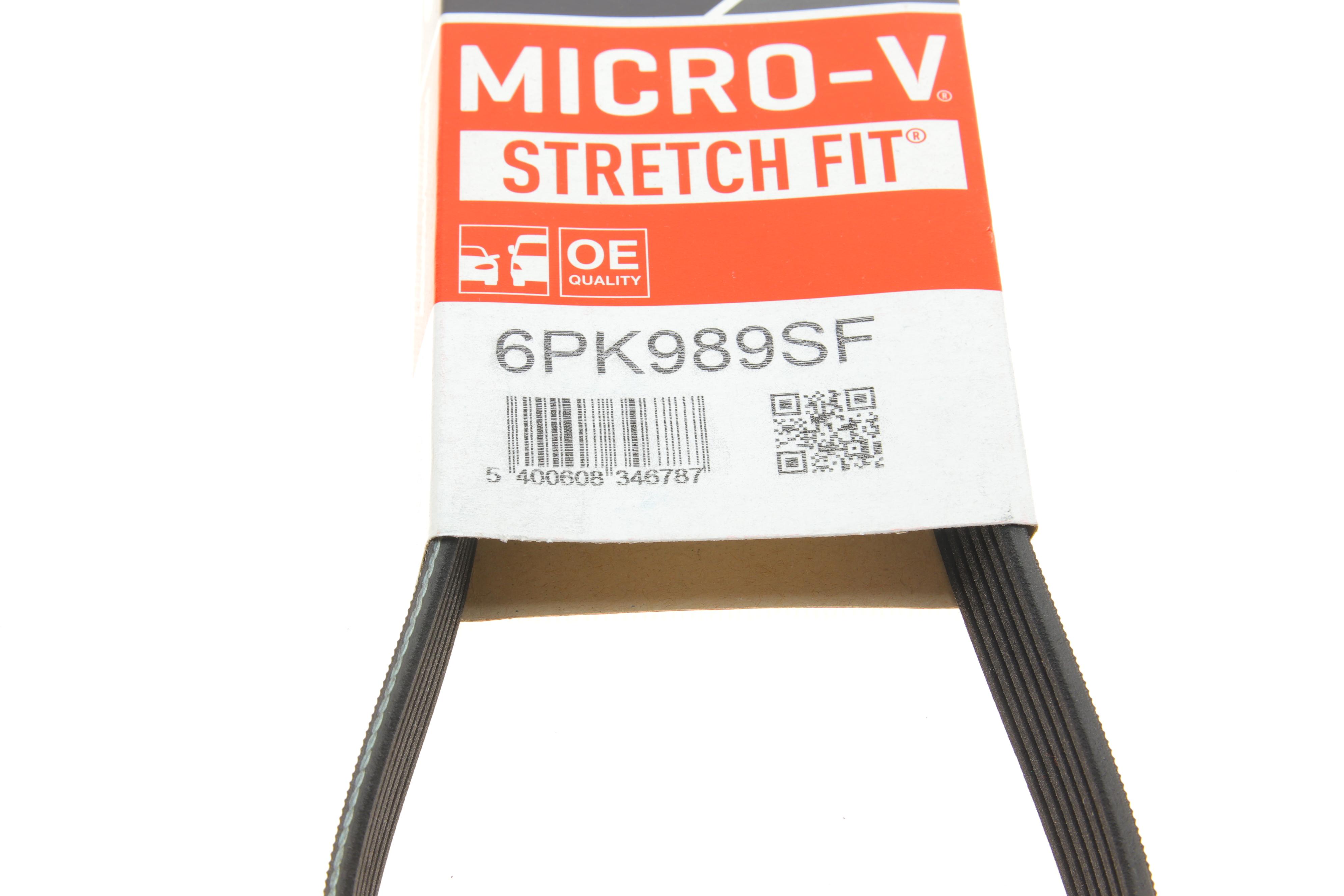 Ремінь генератора VW Polo/Up 11-/Skoda Fabia 14-/Seat Ibiza 1.0/1.6 15- (6PK989)