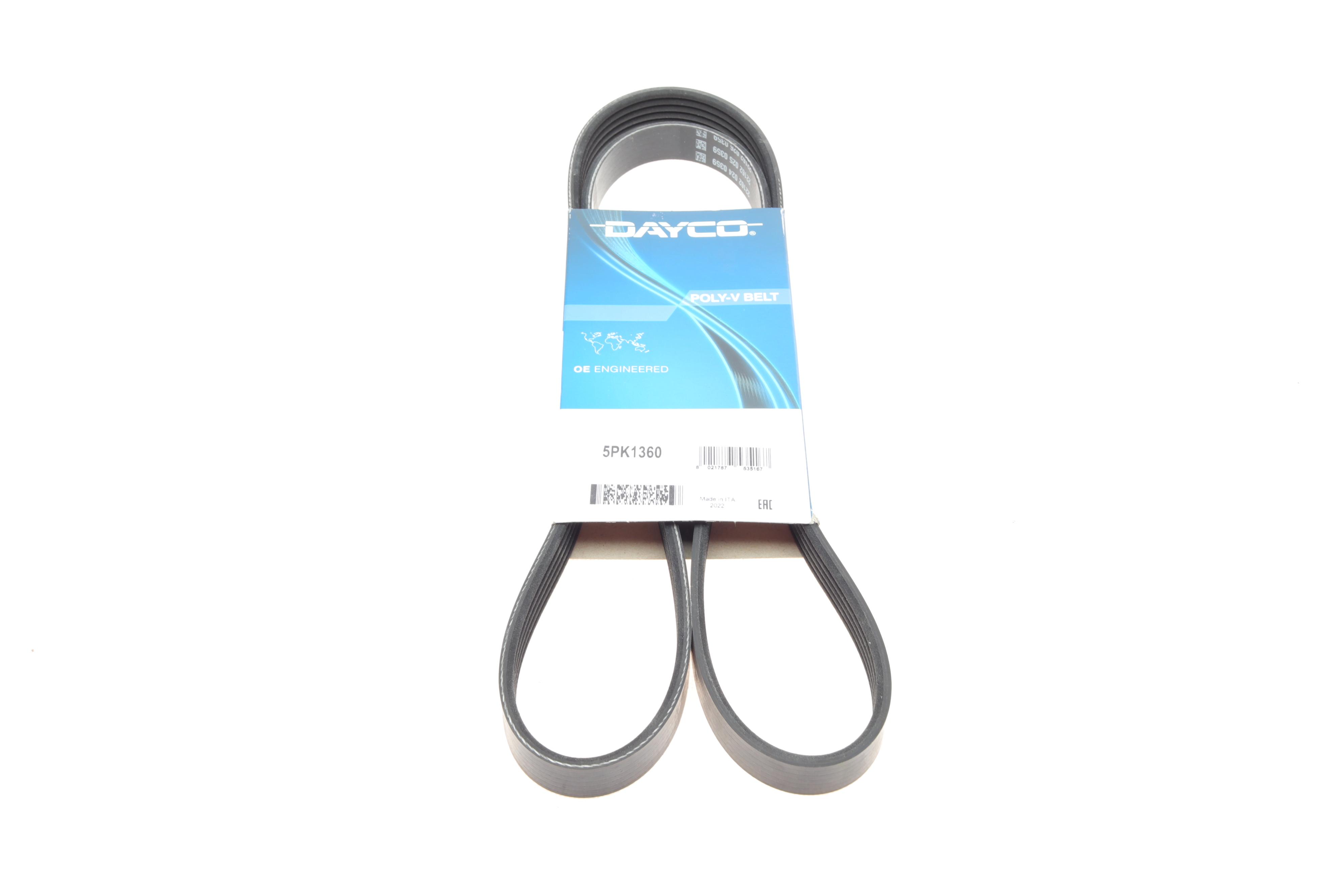 Ремінь генератора Opel Combo 1.4 16V 05- (+AC)