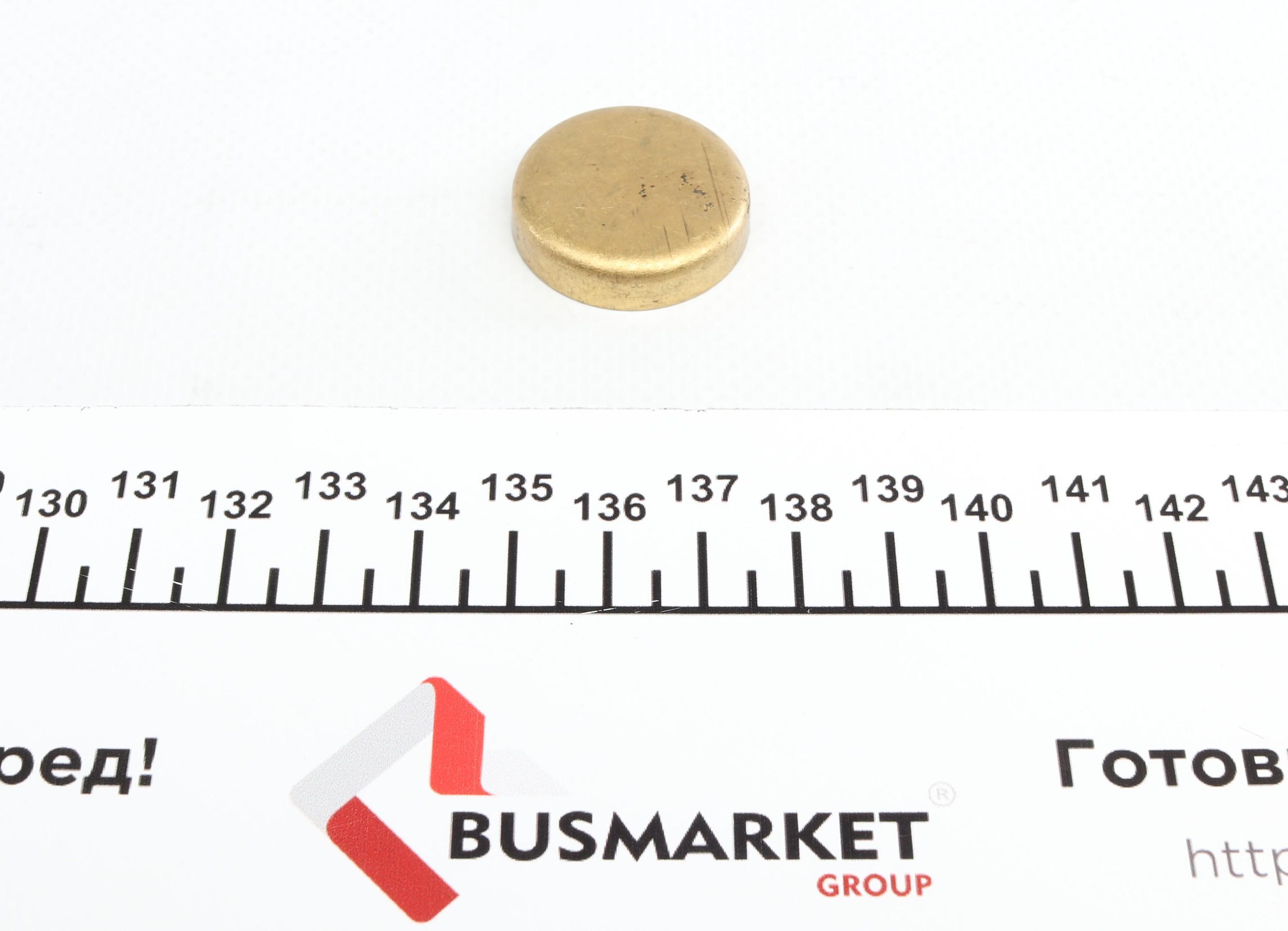 Заглушка блоку циліндрів (d=28mm) Латунь/Brass