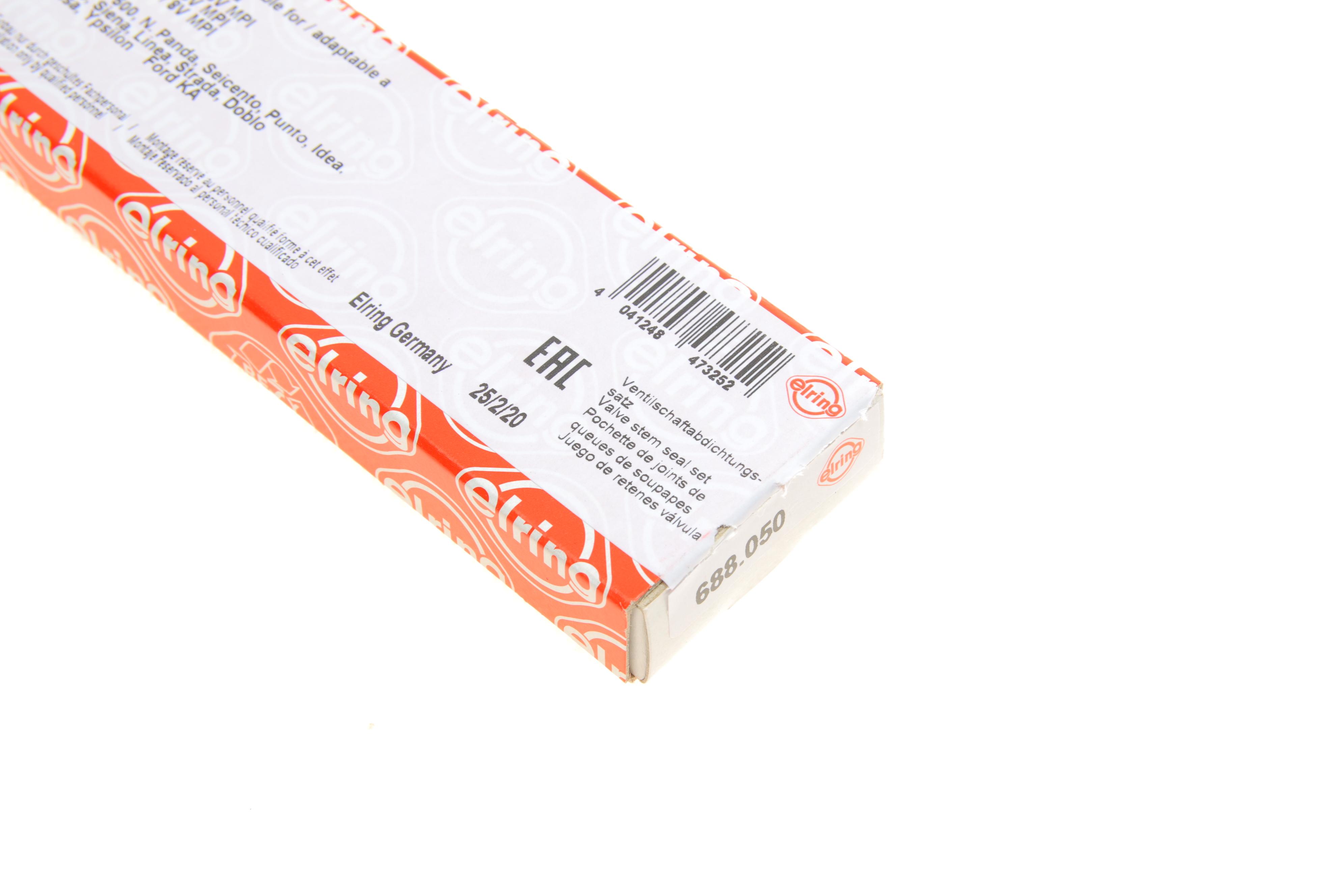 Сальник клапана (впуск/випуск) Fiat Doblo 1.2/1.4 00- (5x7.8/11x8) (к-кт 8шт)