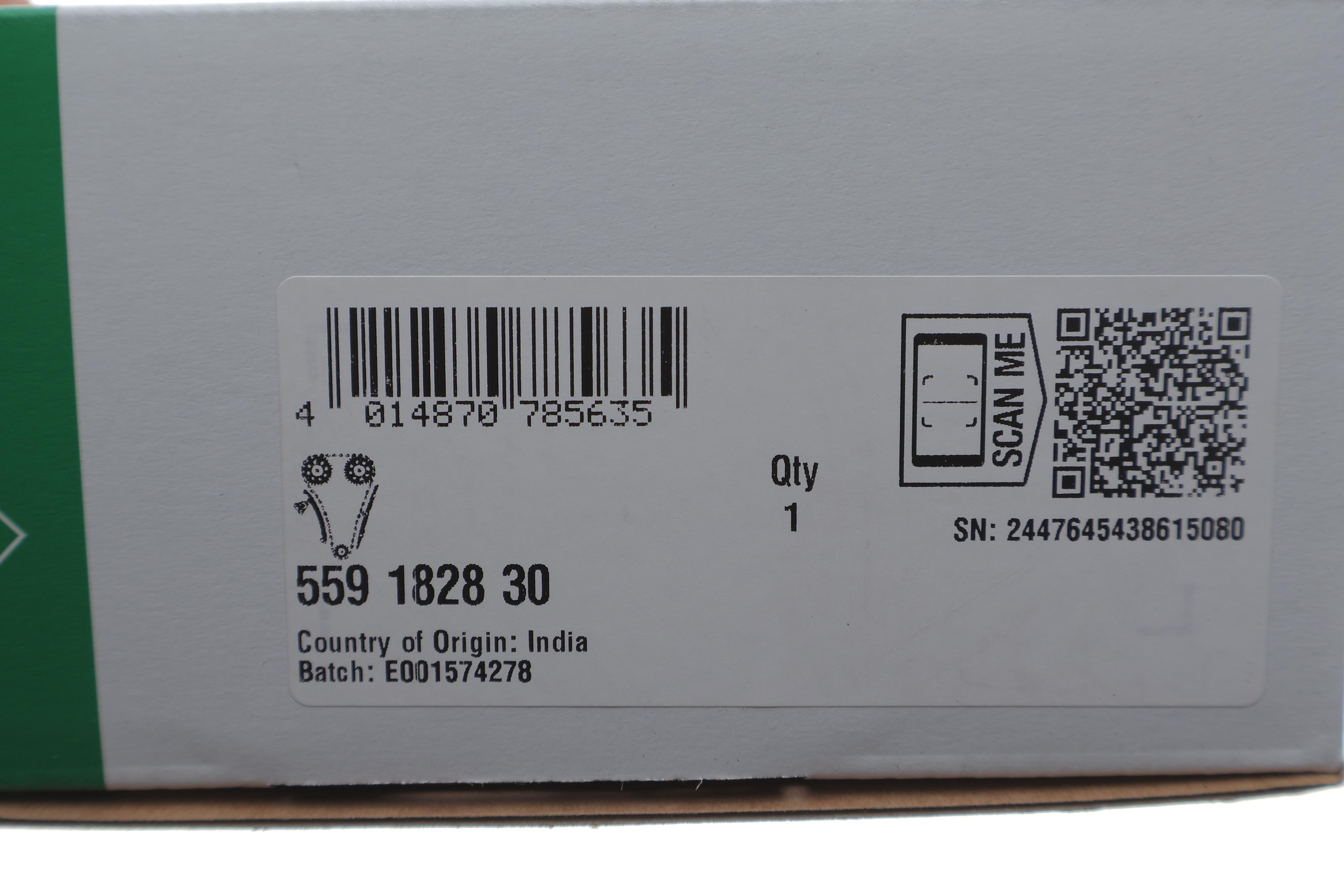 Комплект ланцюга ГРМ BMW 3 (E36/E46)/5 (E39/E60)/7 (E65/E66/E67) 2.0-3.0 92-08 M54 B30, (ланцюг INA)