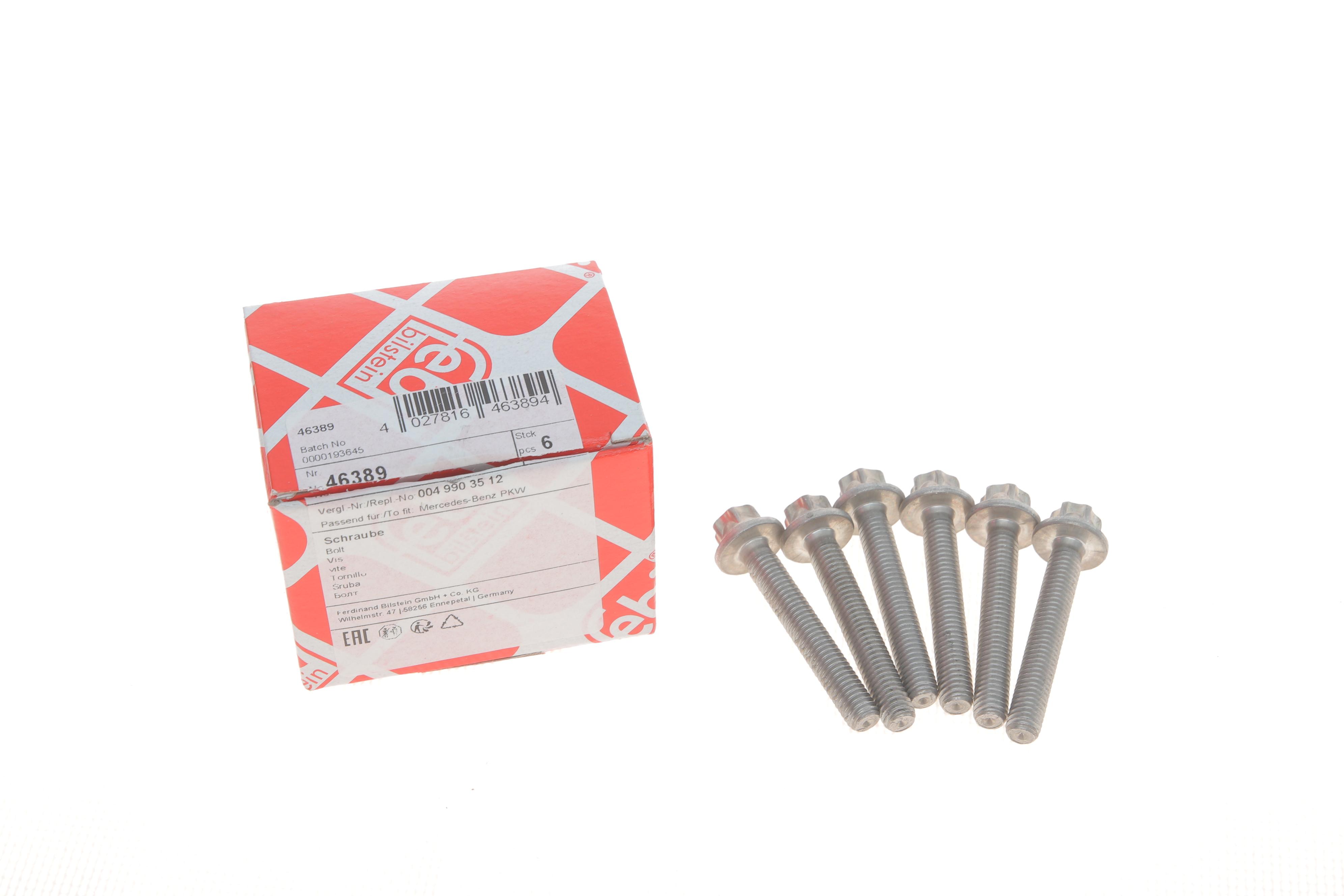 Болт піддону масляного MB Sprinter (906) 06-/Vito (447) 14- (M6x1)