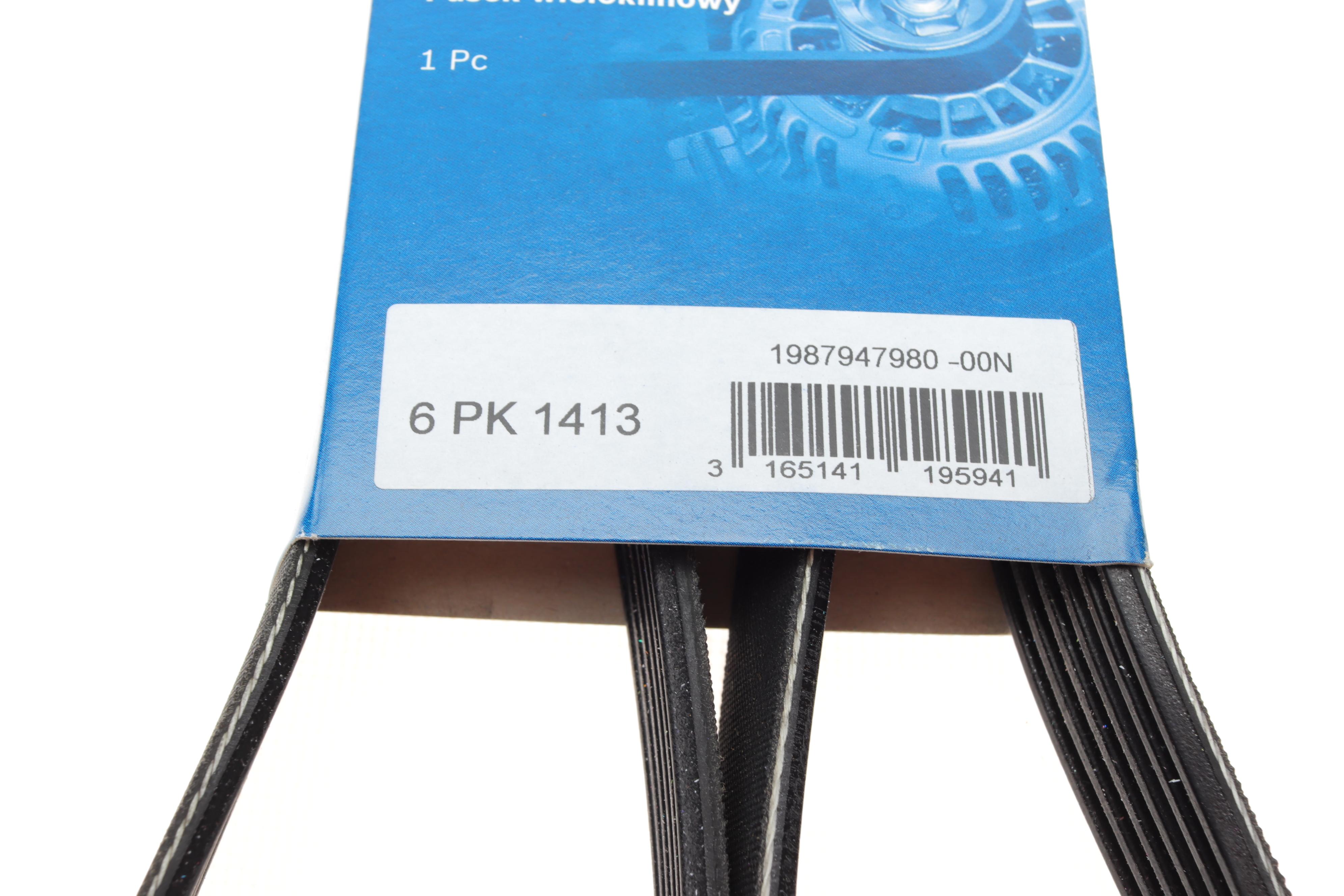 Ремінь генератора Ford Connect 1.8TDCI (6PK1413)